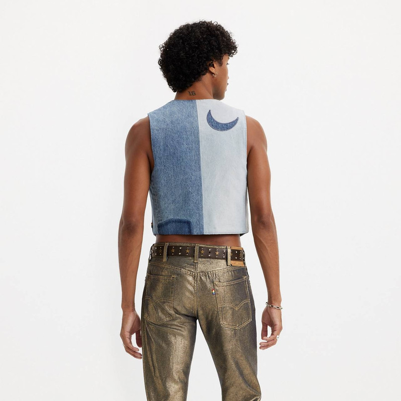 LEVI'S® PRIDE REVERSIBLE PATCHWORK VEST 4