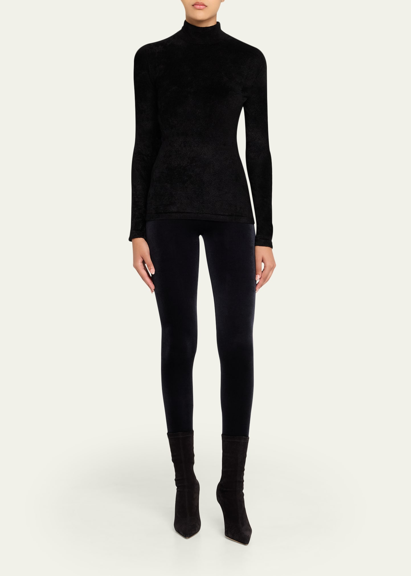 Bistretch Velvet Leggings - 2
