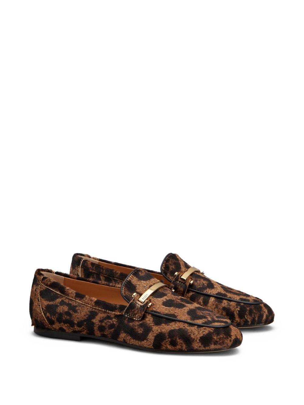 leopard-print loafers - 2