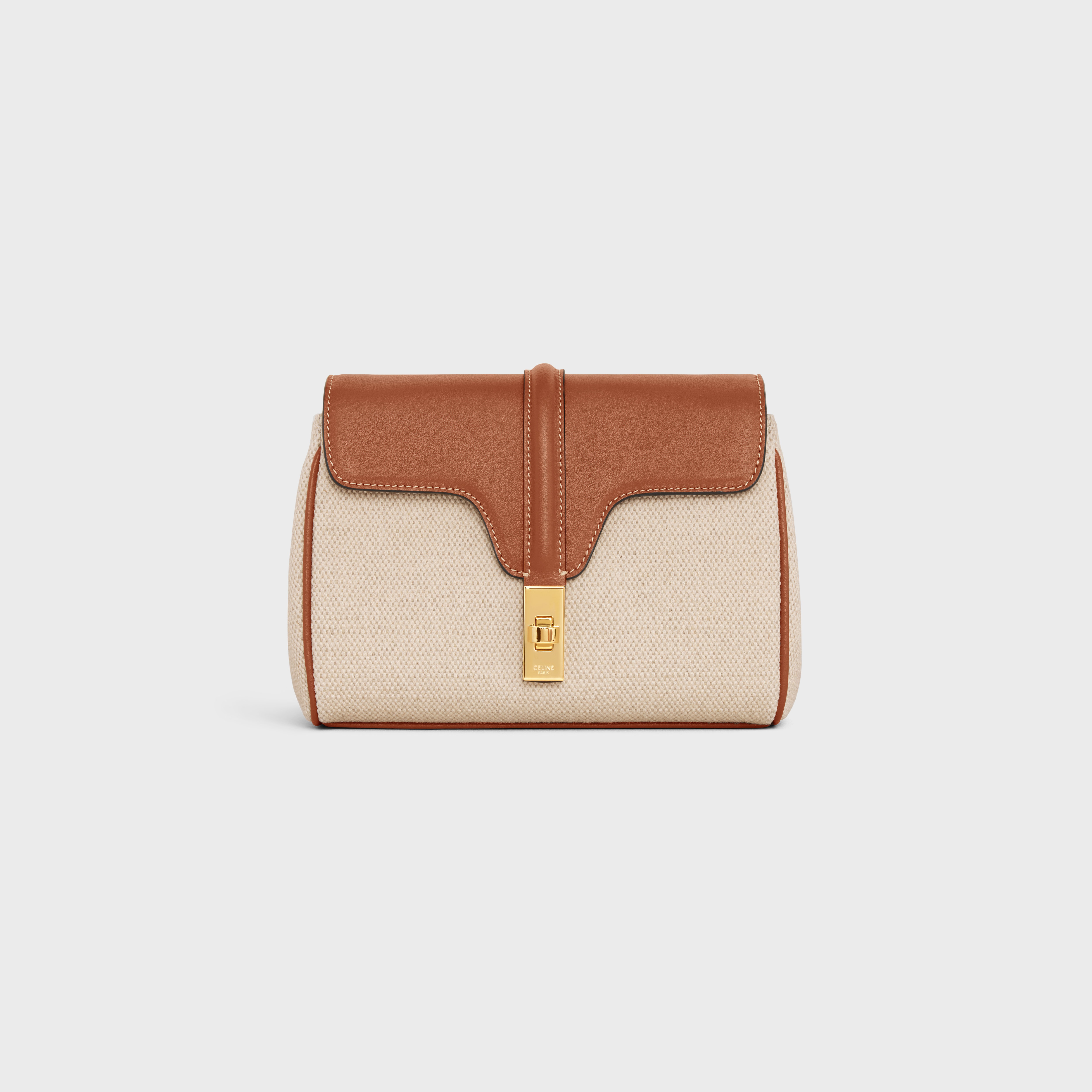 MINI SOFT 16 in TEXTILE AND CALFSKIN - 1