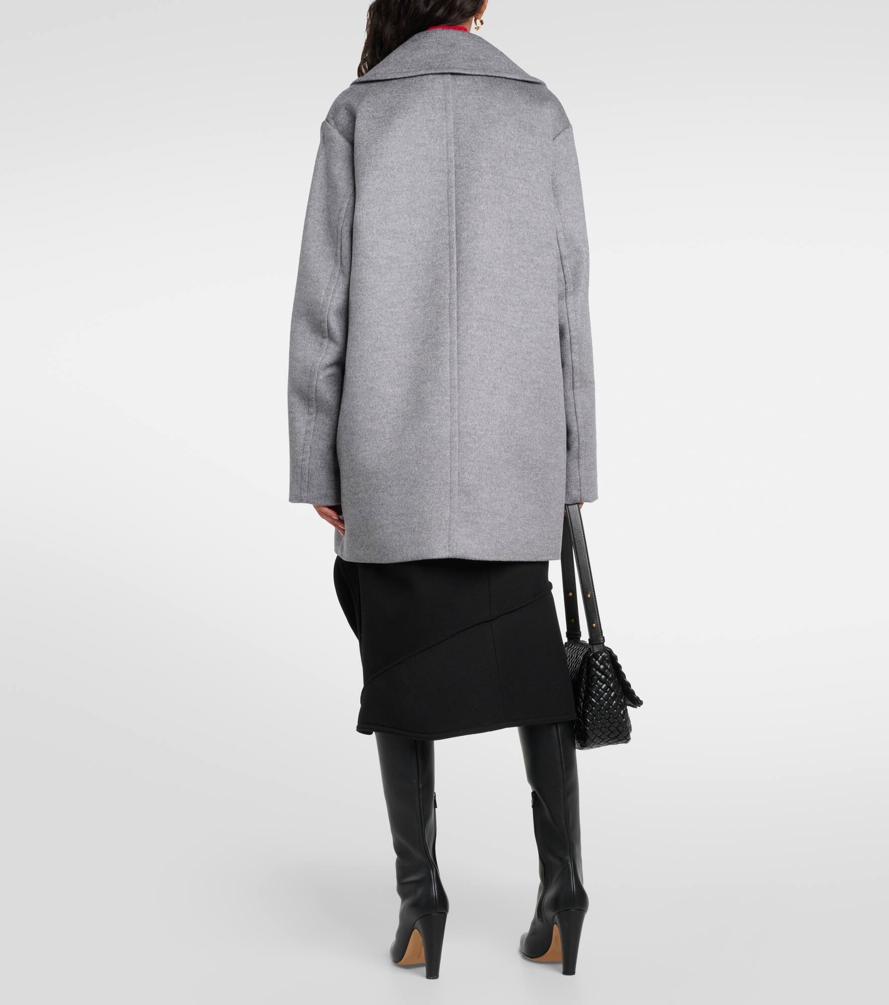 Martora oversized virgin wool peacoat - 3