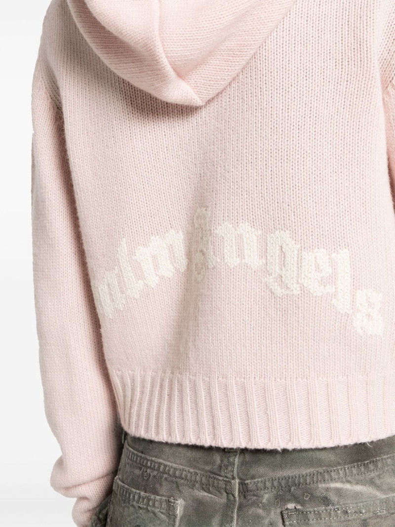 logo-embroidered hoodie 5
