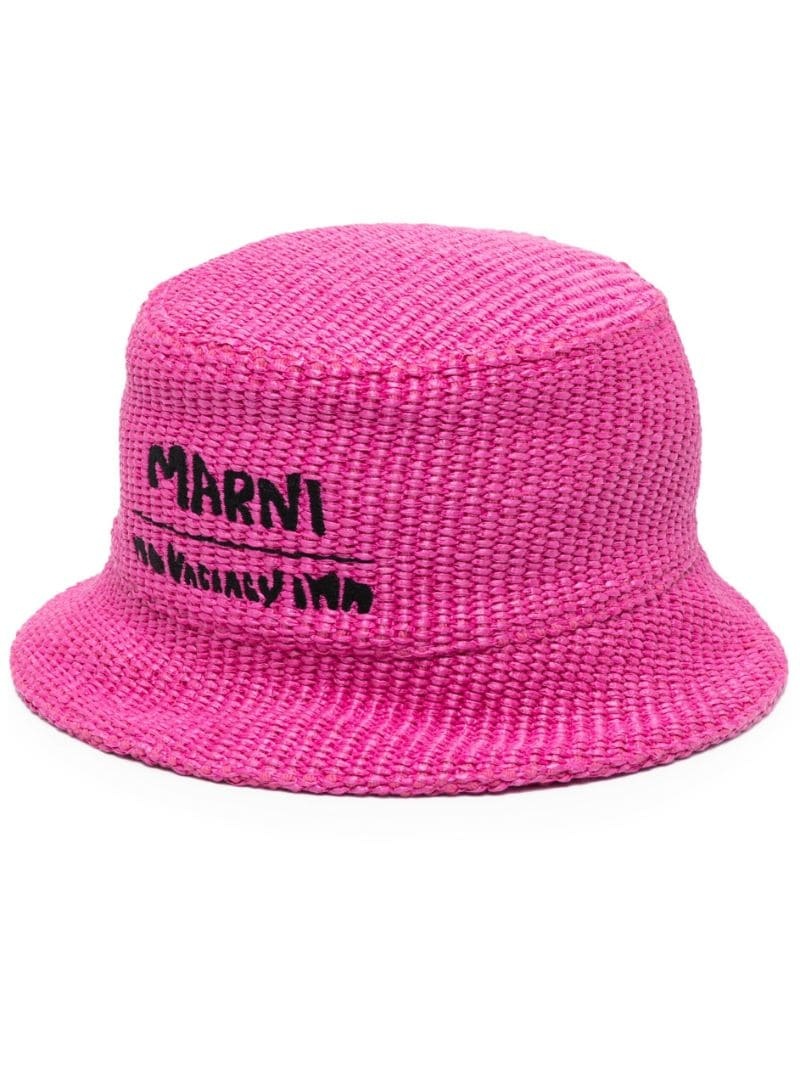woven bucket hat - 1