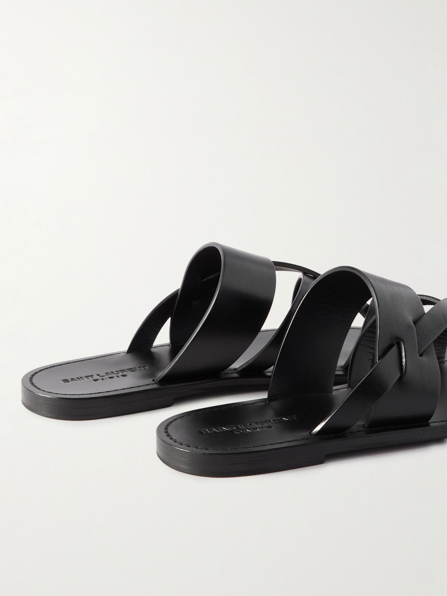 Culver Leather Sandals Black - 5