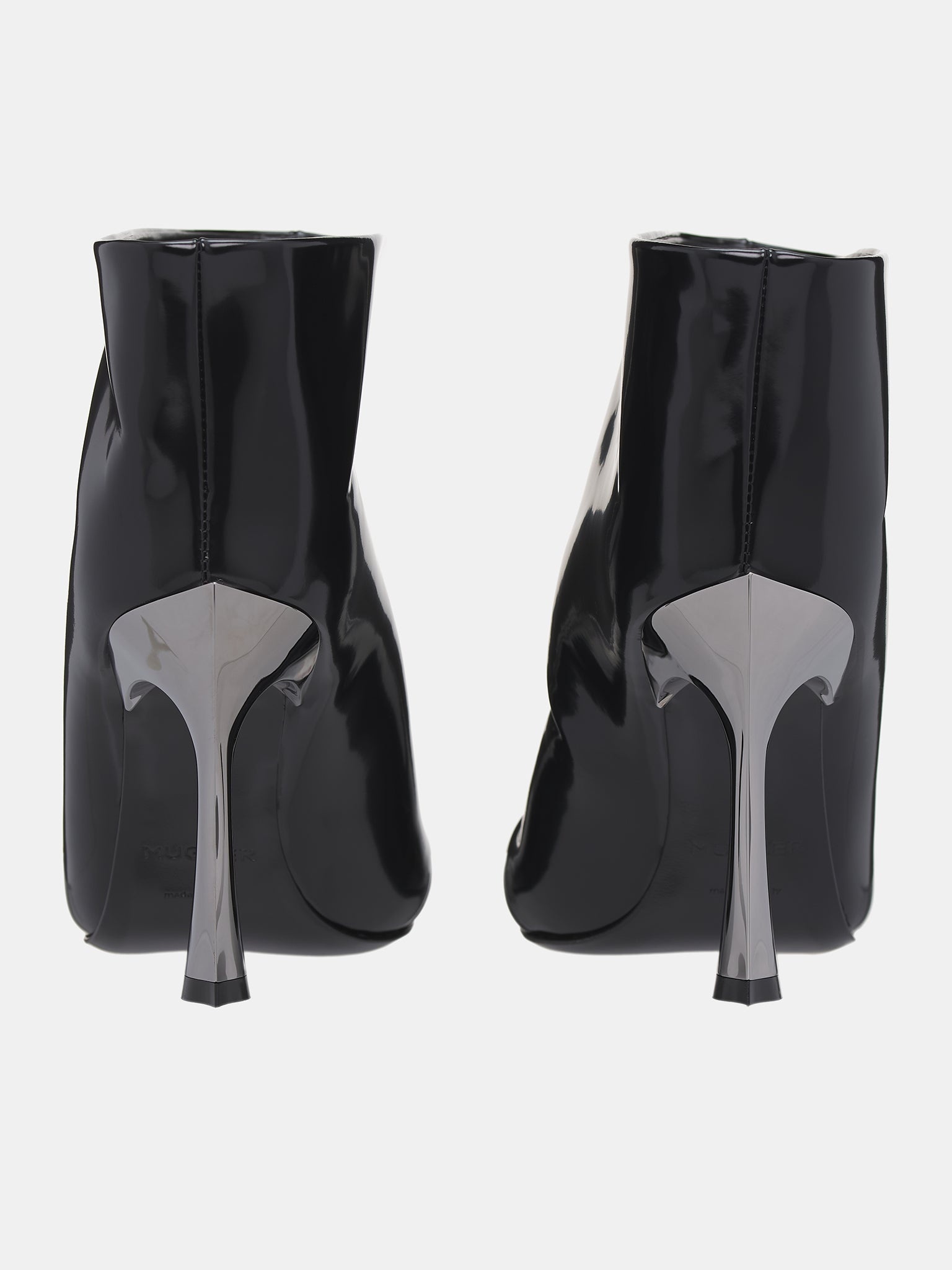 Brushed Leather Ankle Boots - 4