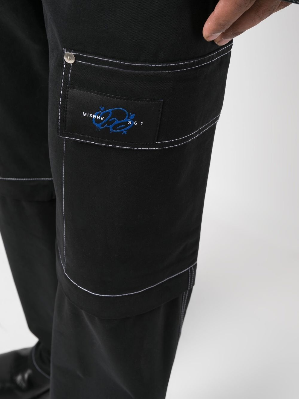 x UFO361 straight-leg cargo trousers - 5