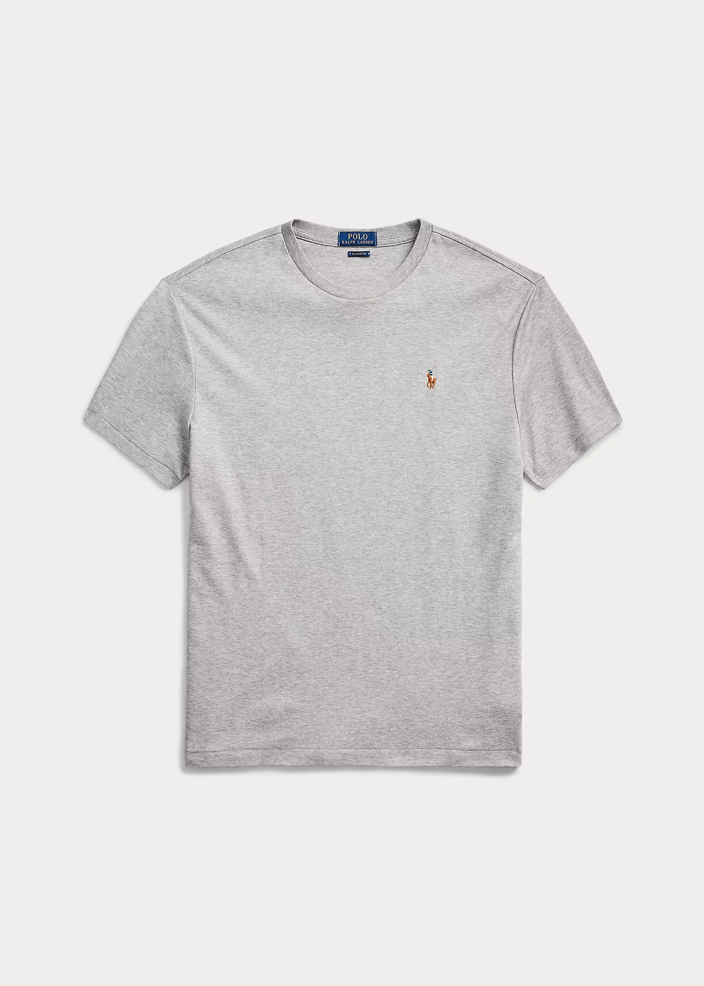 Classic Fit Soft Cotton Crewneck T-Shirt - 1