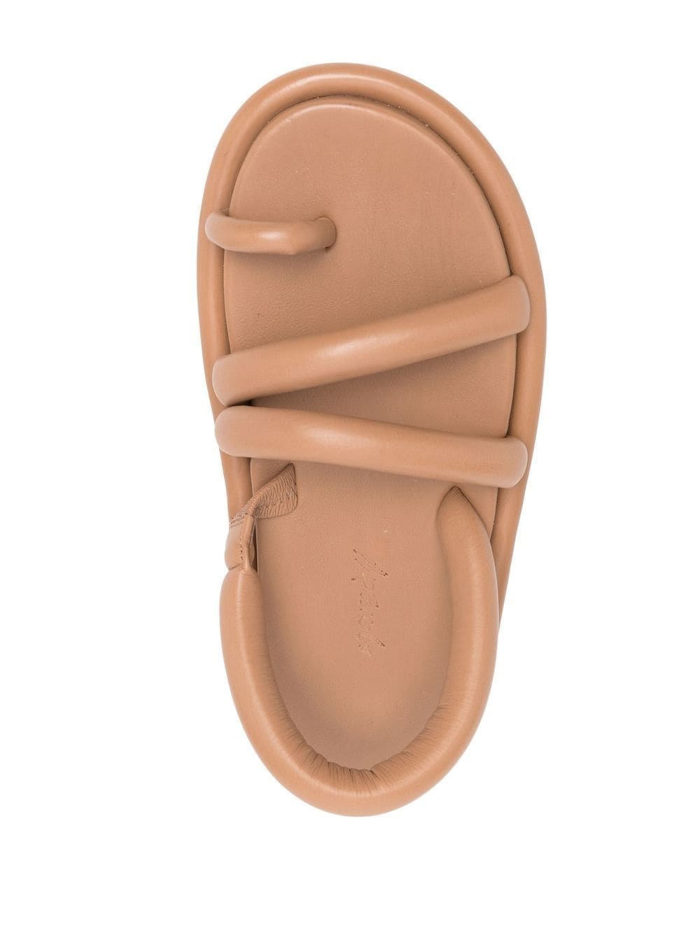 slingback-strap detail sandals - 6