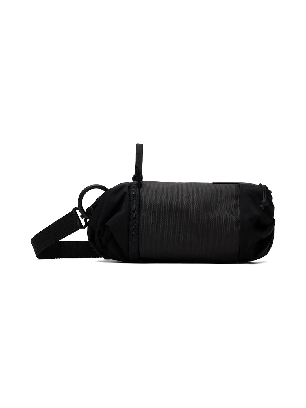 Black Mini Duffle Smooth Bag - 1