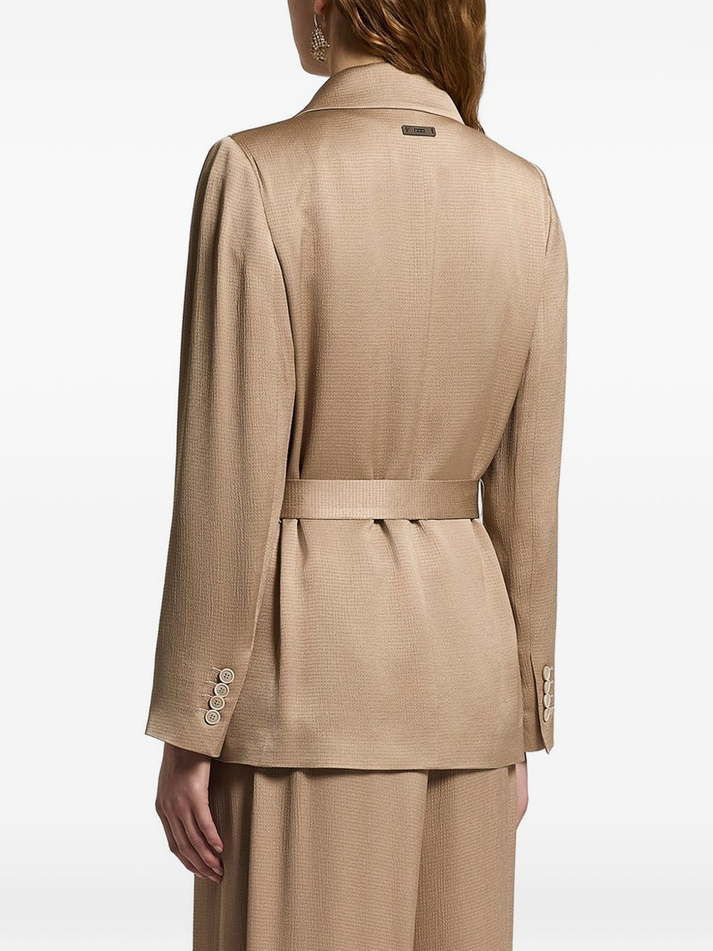 satin belted blazer 3