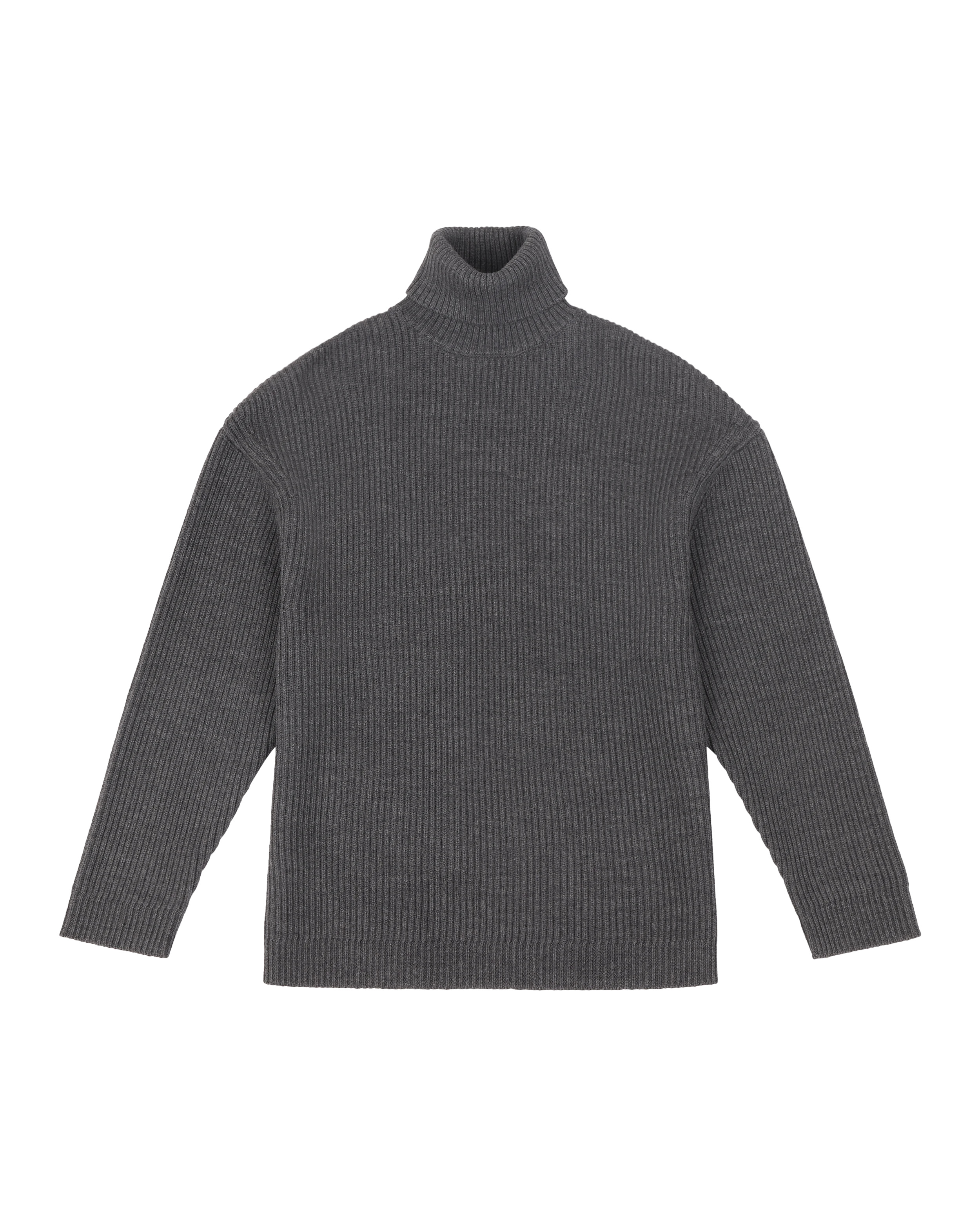 CHUNKY TURTLENECK CONCRETE - 4
