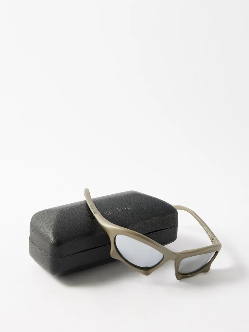 Square acetate sunglasses - 5