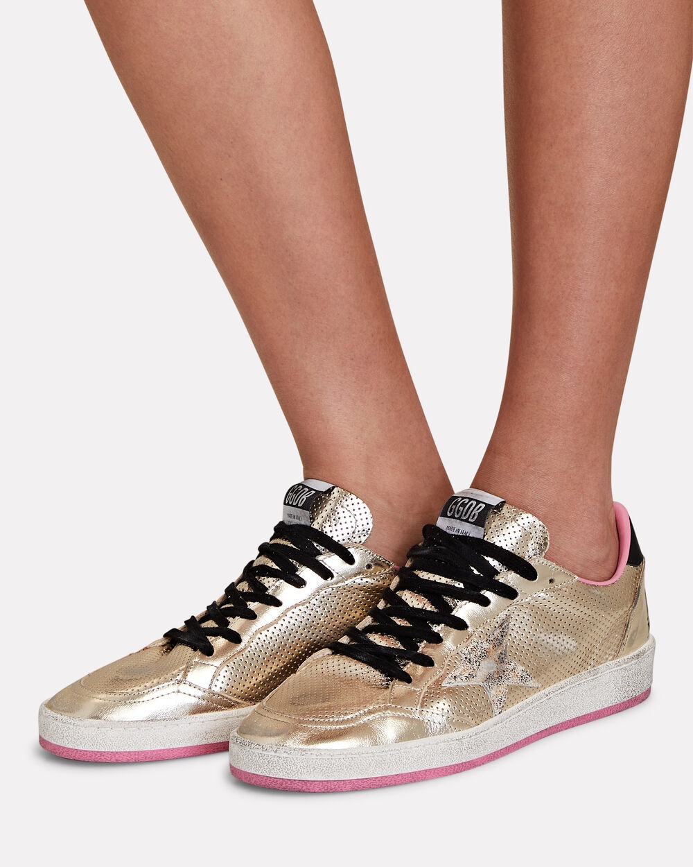 Ball Star Metallic Sneakers - 2