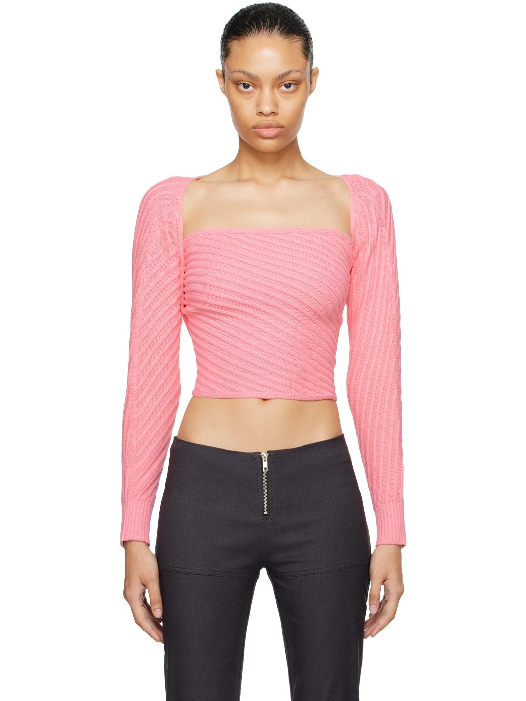 PInk Marianne Mangas Sweater - 1