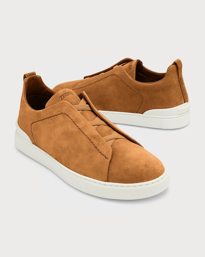 Men's Triple Stitch Suede Sneakers 9