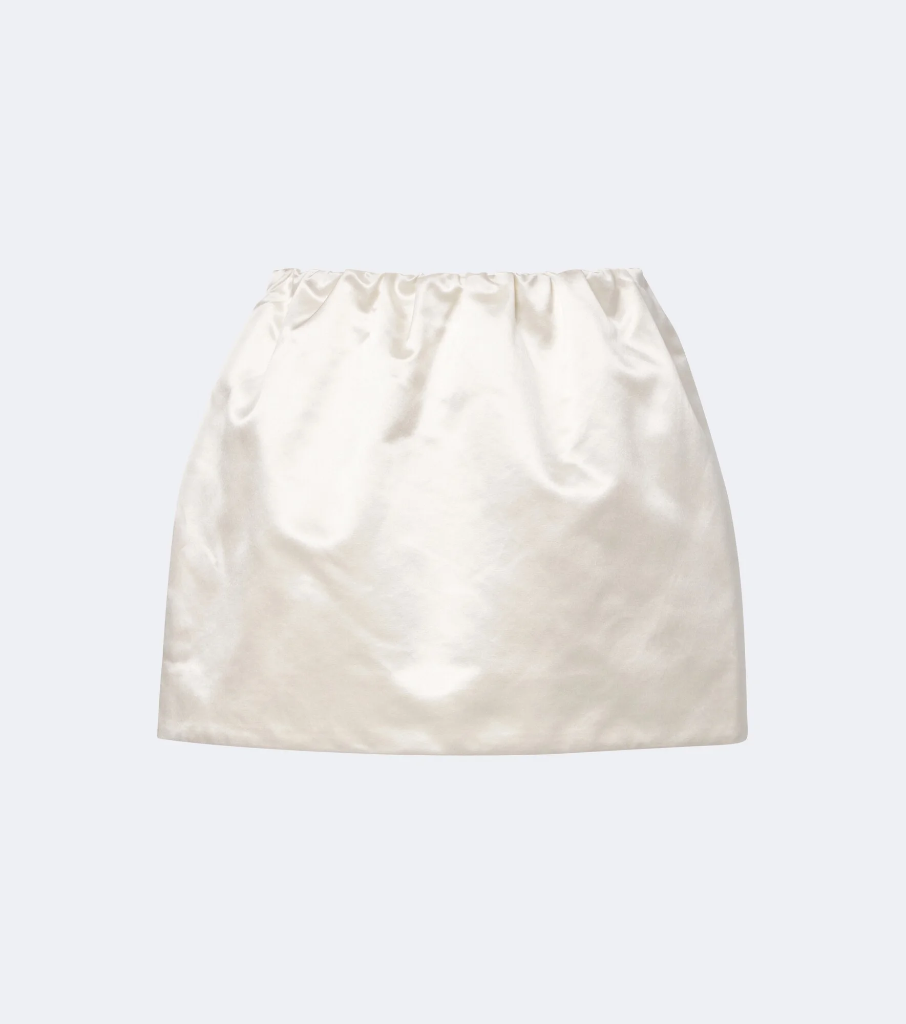 Verity cotton and silk satin miniskirt - 1