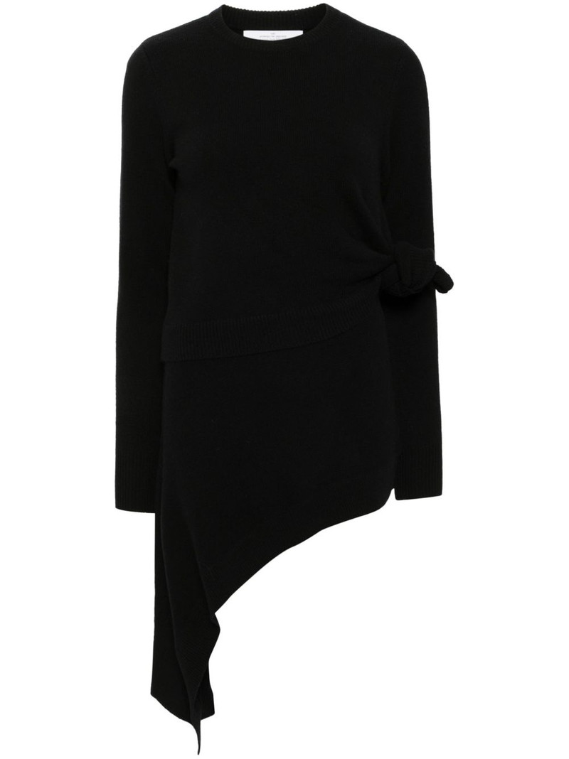 asymmetric knitted dress 1