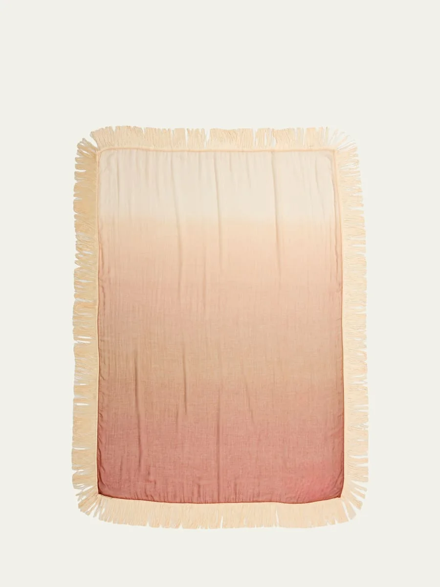 Ginny Frangia Fringed Degrade Scarf - 1