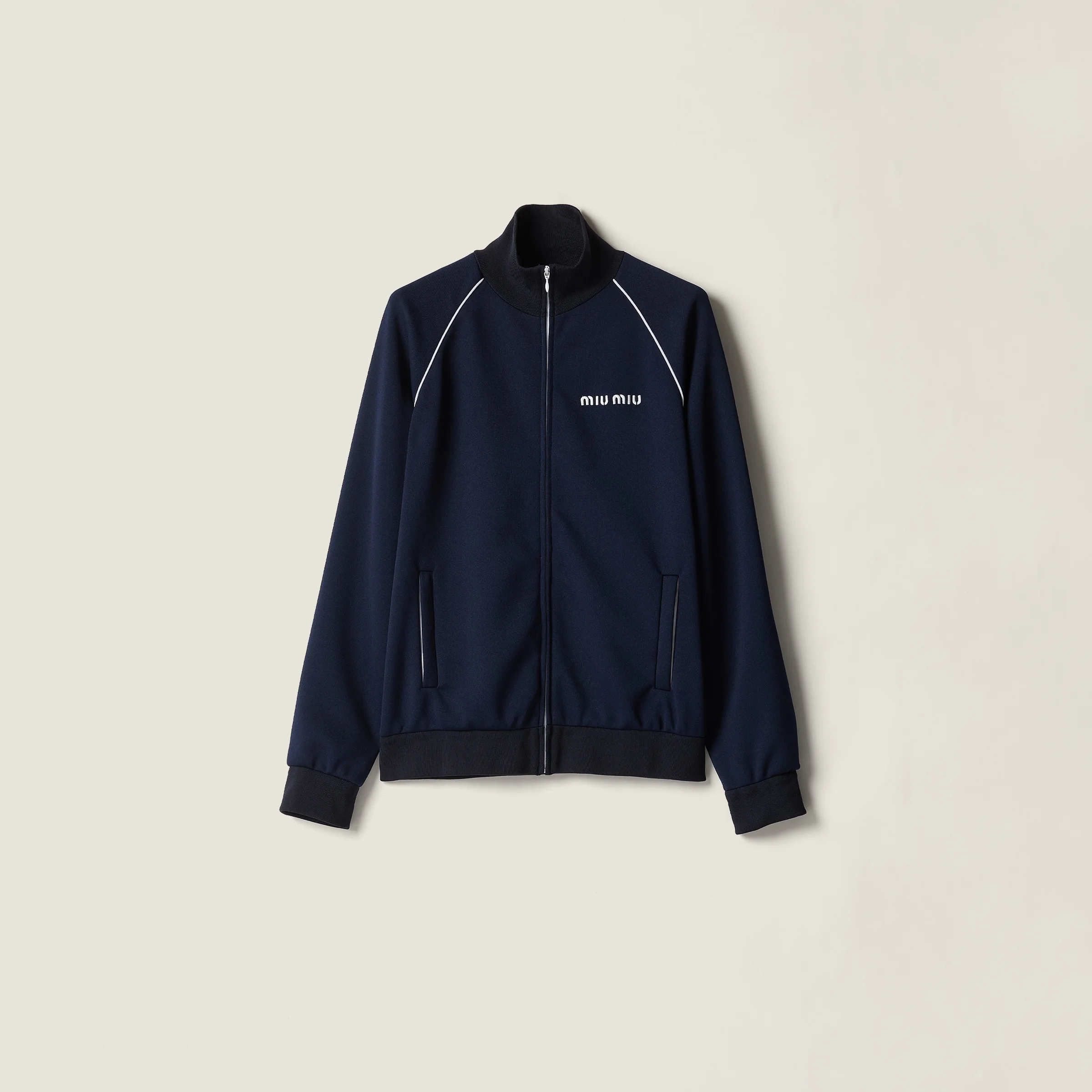 Technical jersey blouson jacket - 1