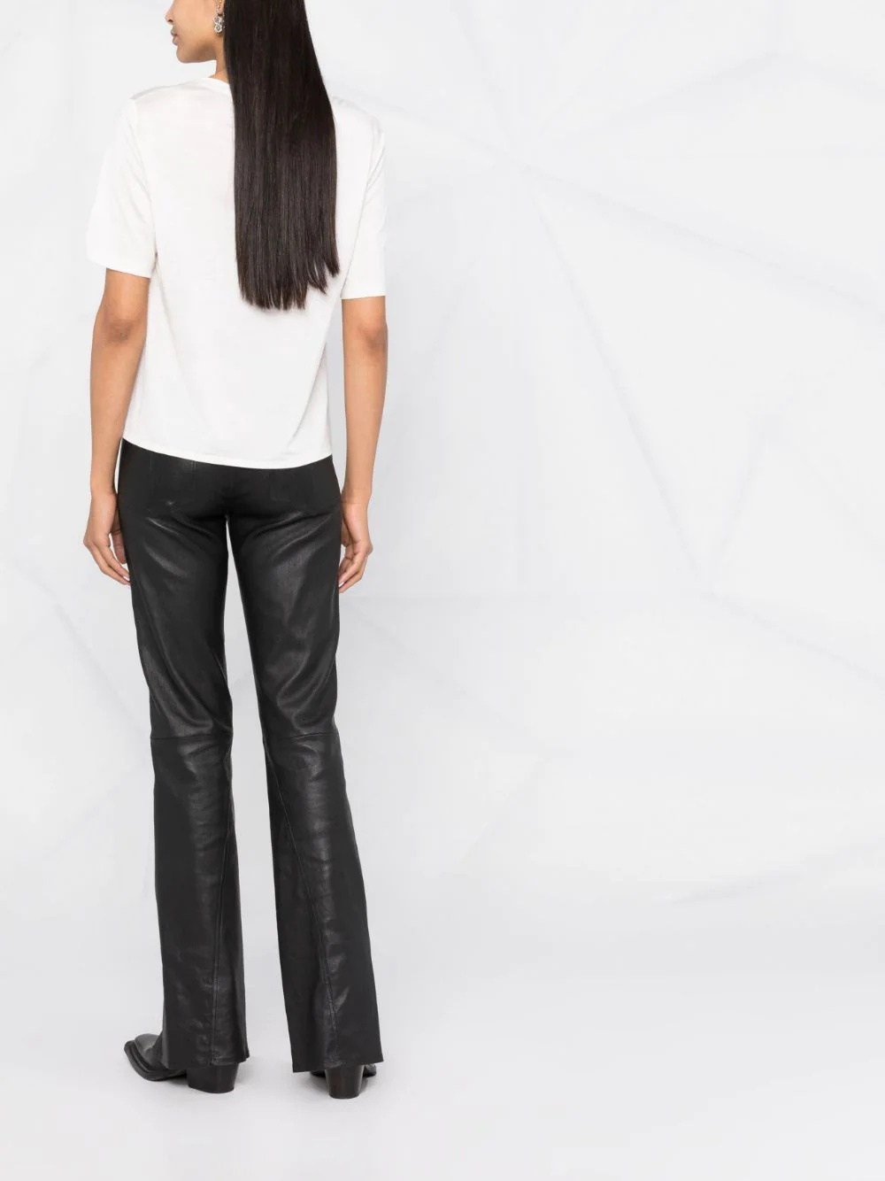 side slit T-shirt - 6