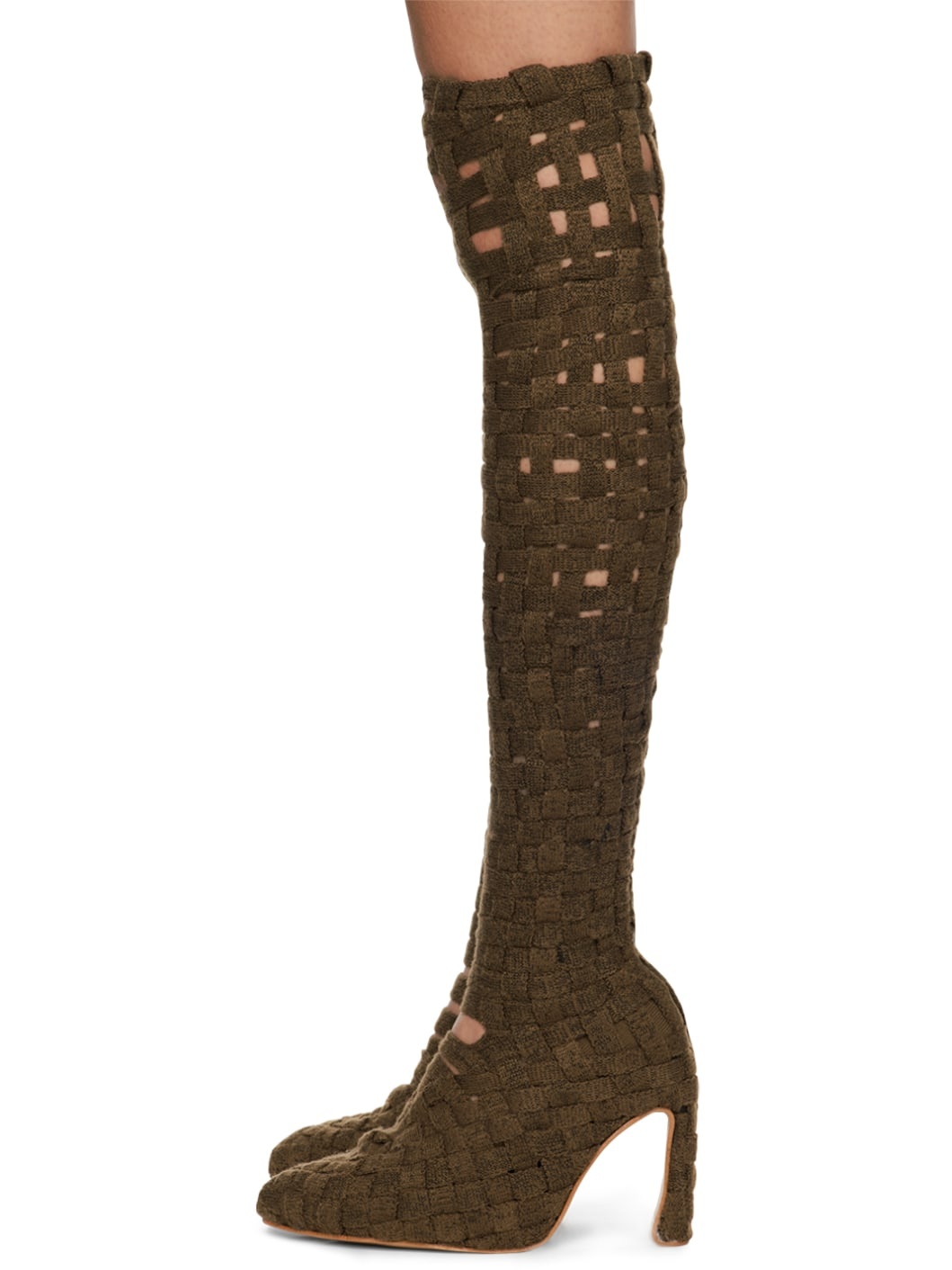 Khaki Bandage Boots - 3