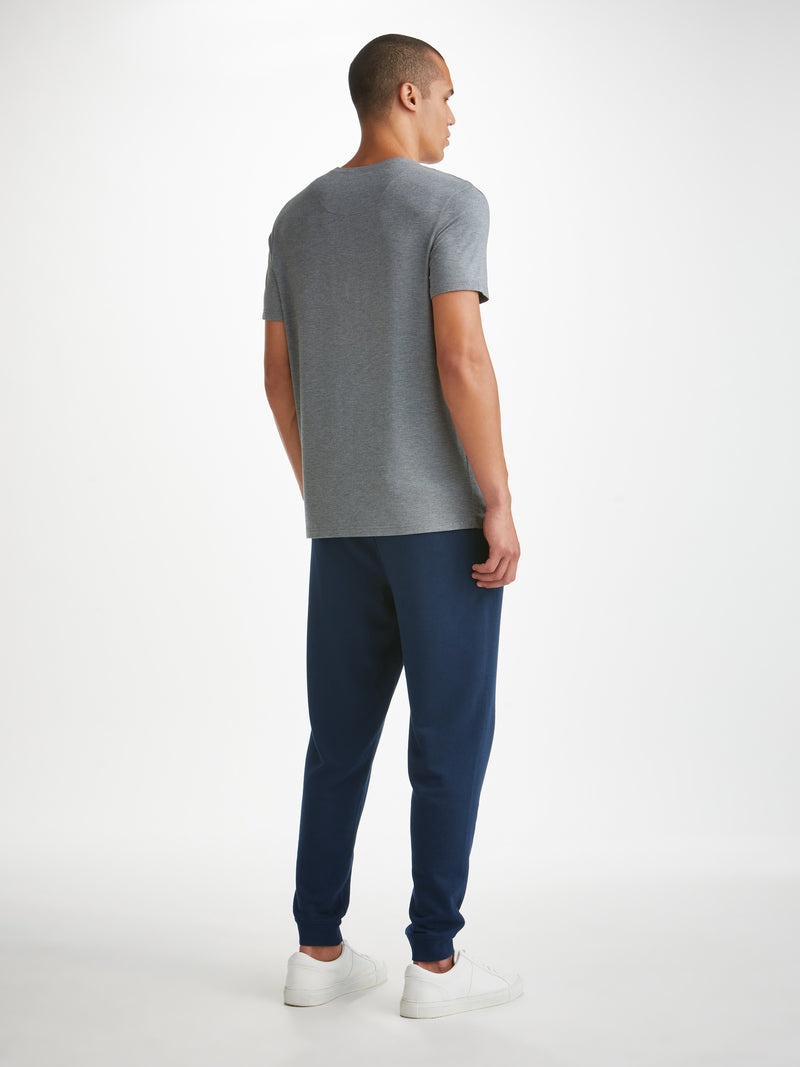Men's Sweatpants Quinn Cotton Modal Navy - 4