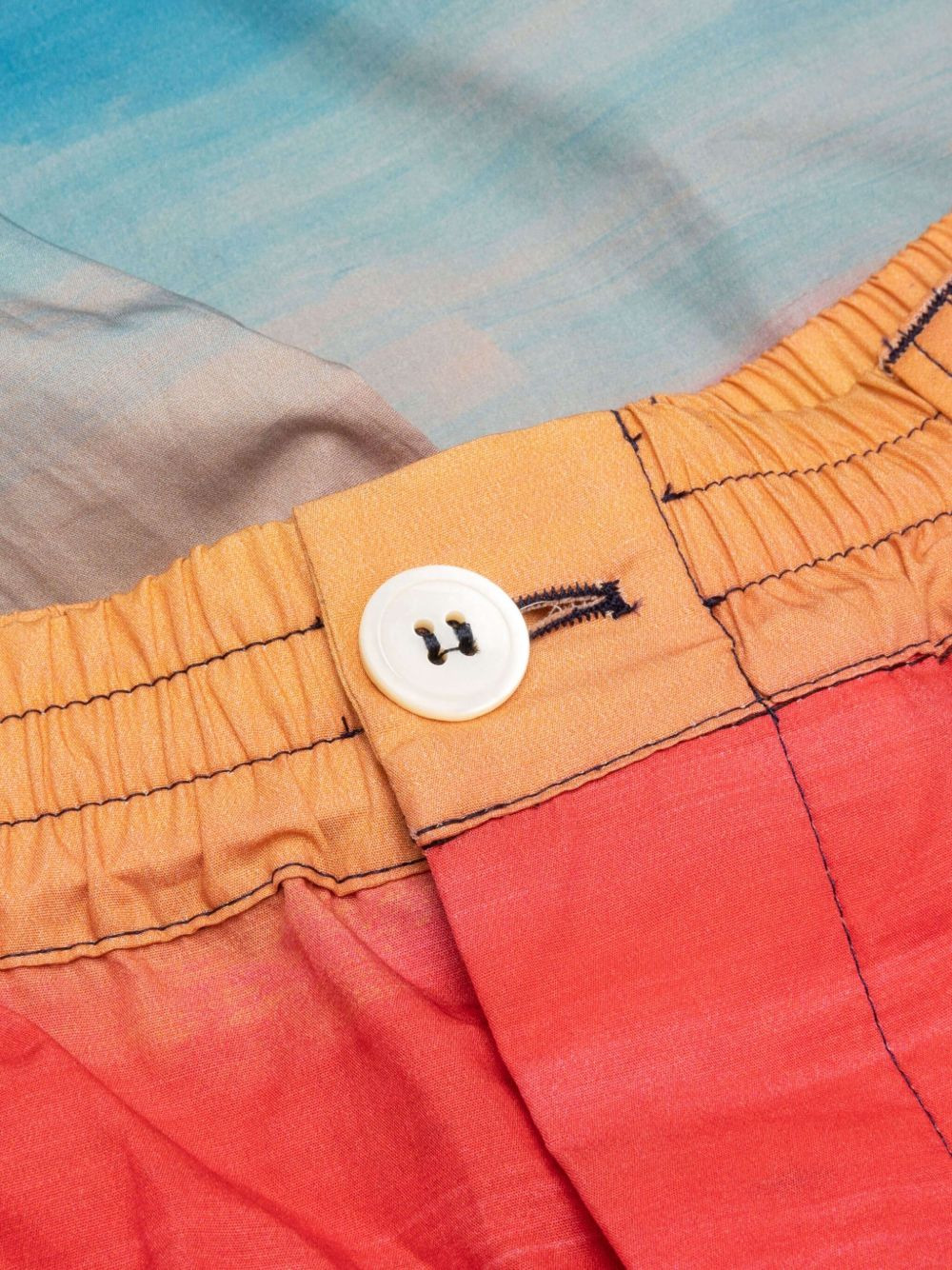 sunset-print shorts - 3