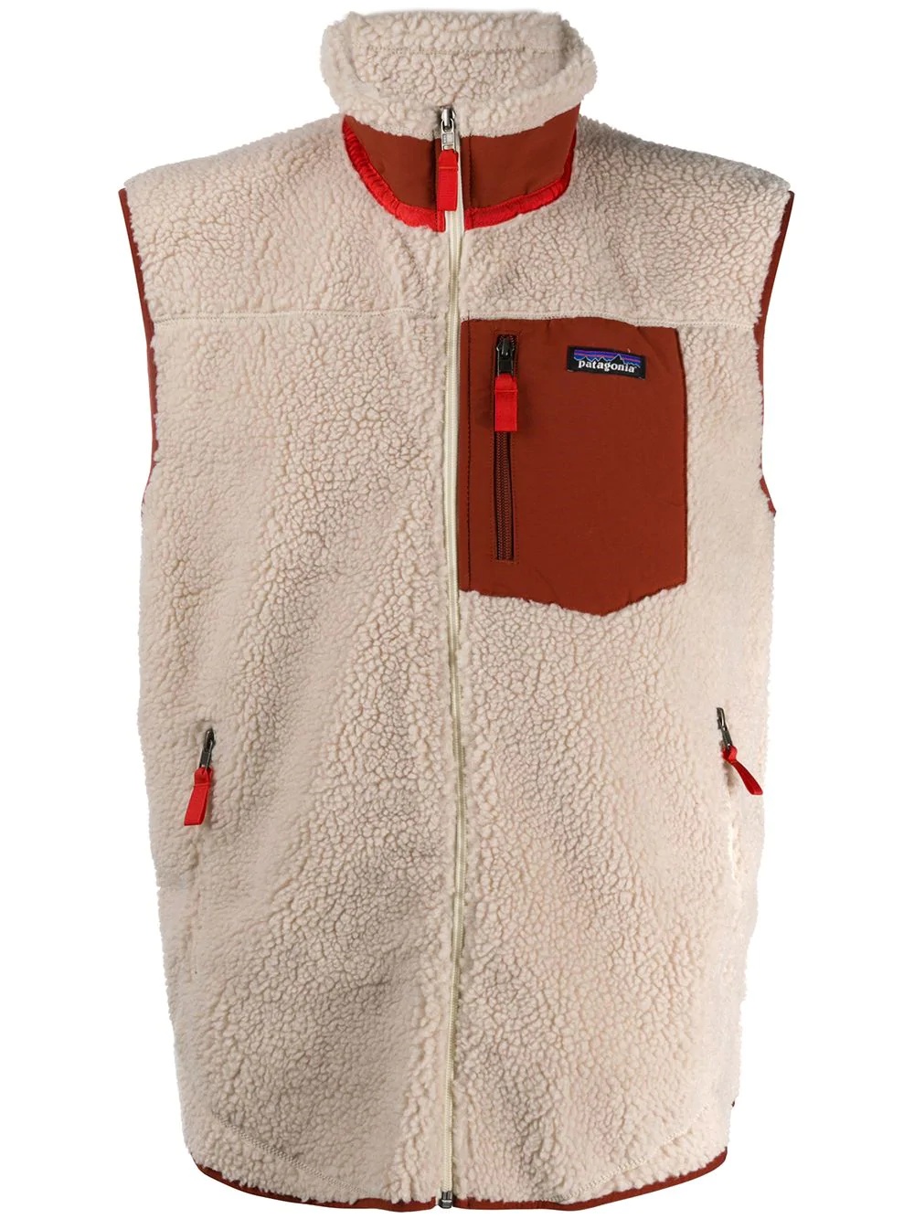 Retro-X fleece shearling vest - 1