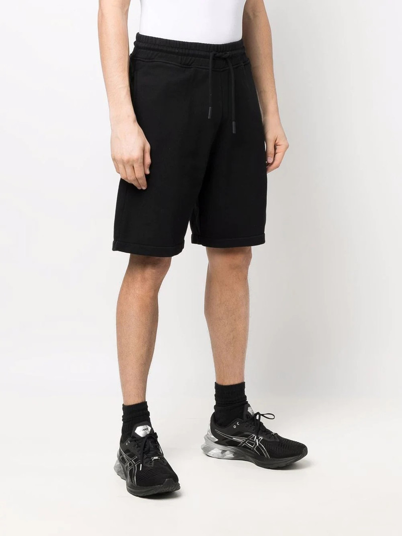 embroidered-motif track shorts 3