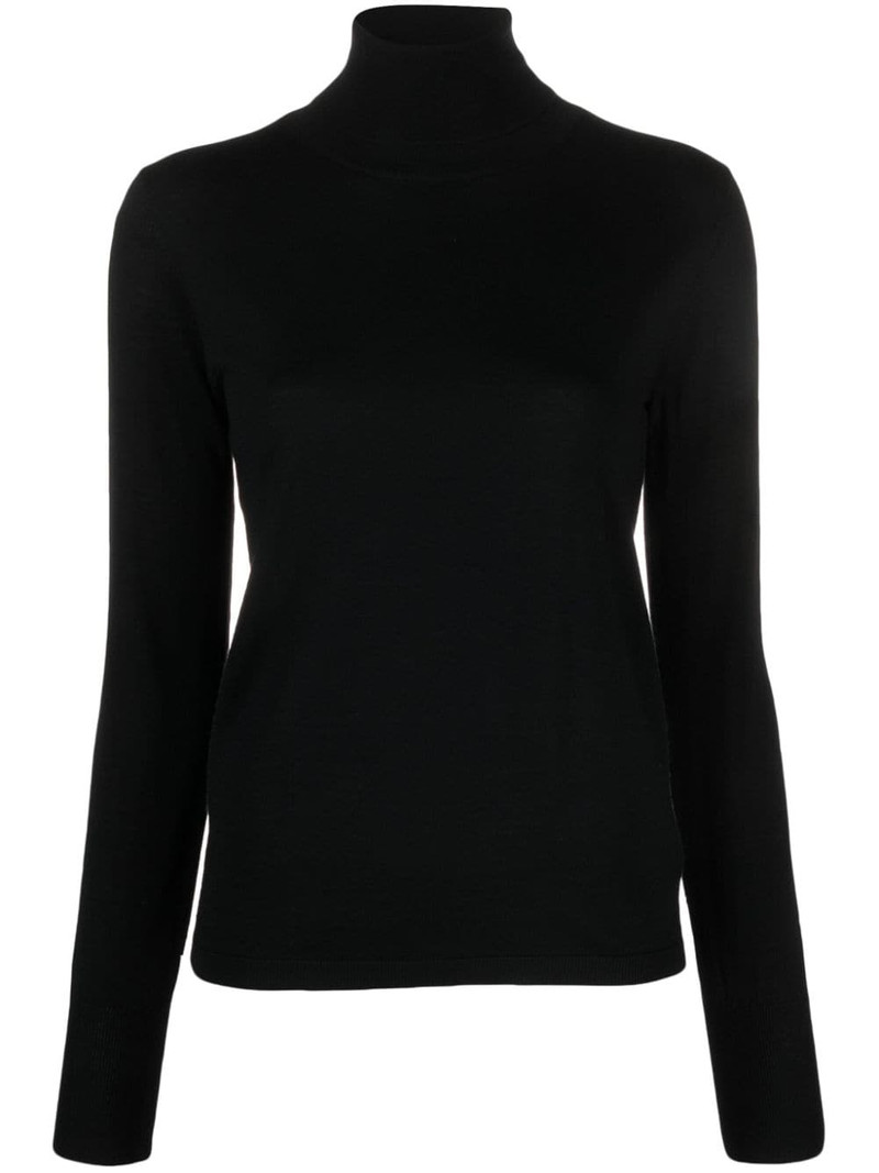 roll-neck virgin wool jumper 1