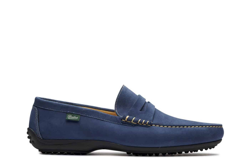 Cabrio Blue Velvet - Rubber Sole 1