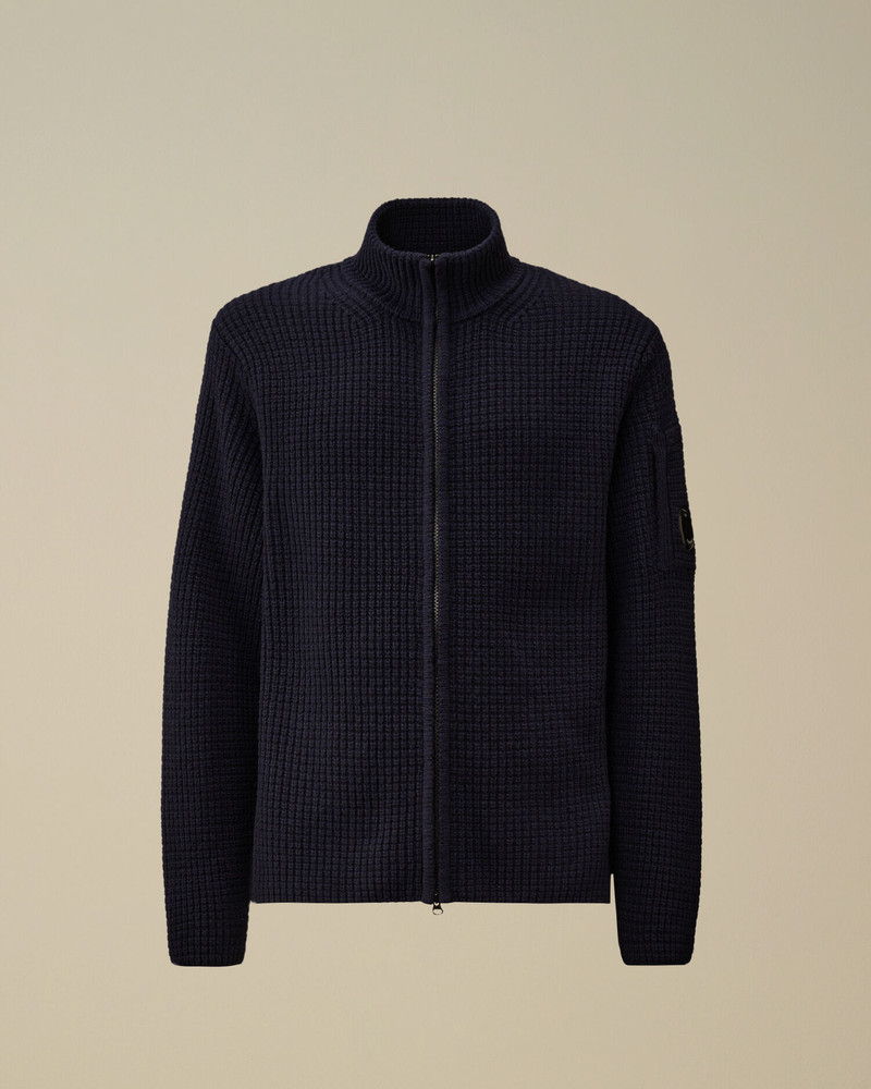 Lambswool GRS Full Zip Sweater 1