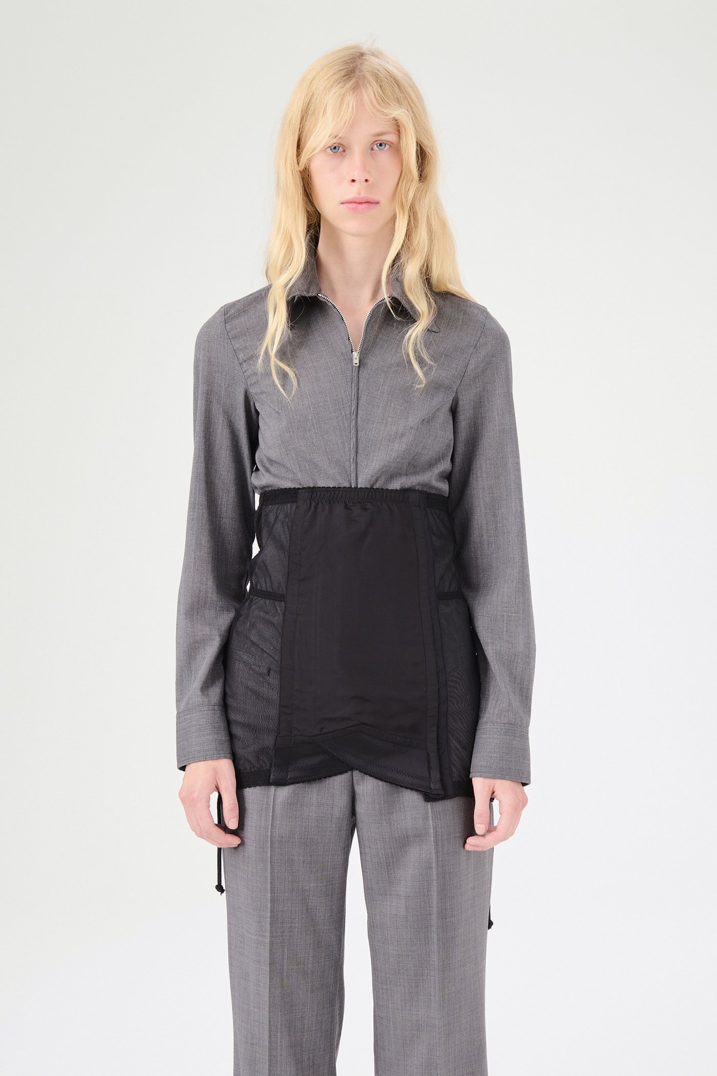 Object Corset Black Refined Oxford - 8