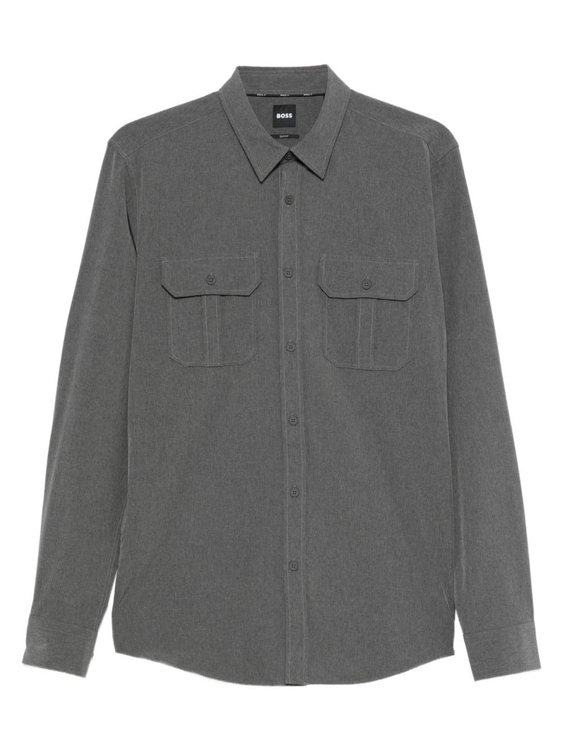 point-collar shirt 1