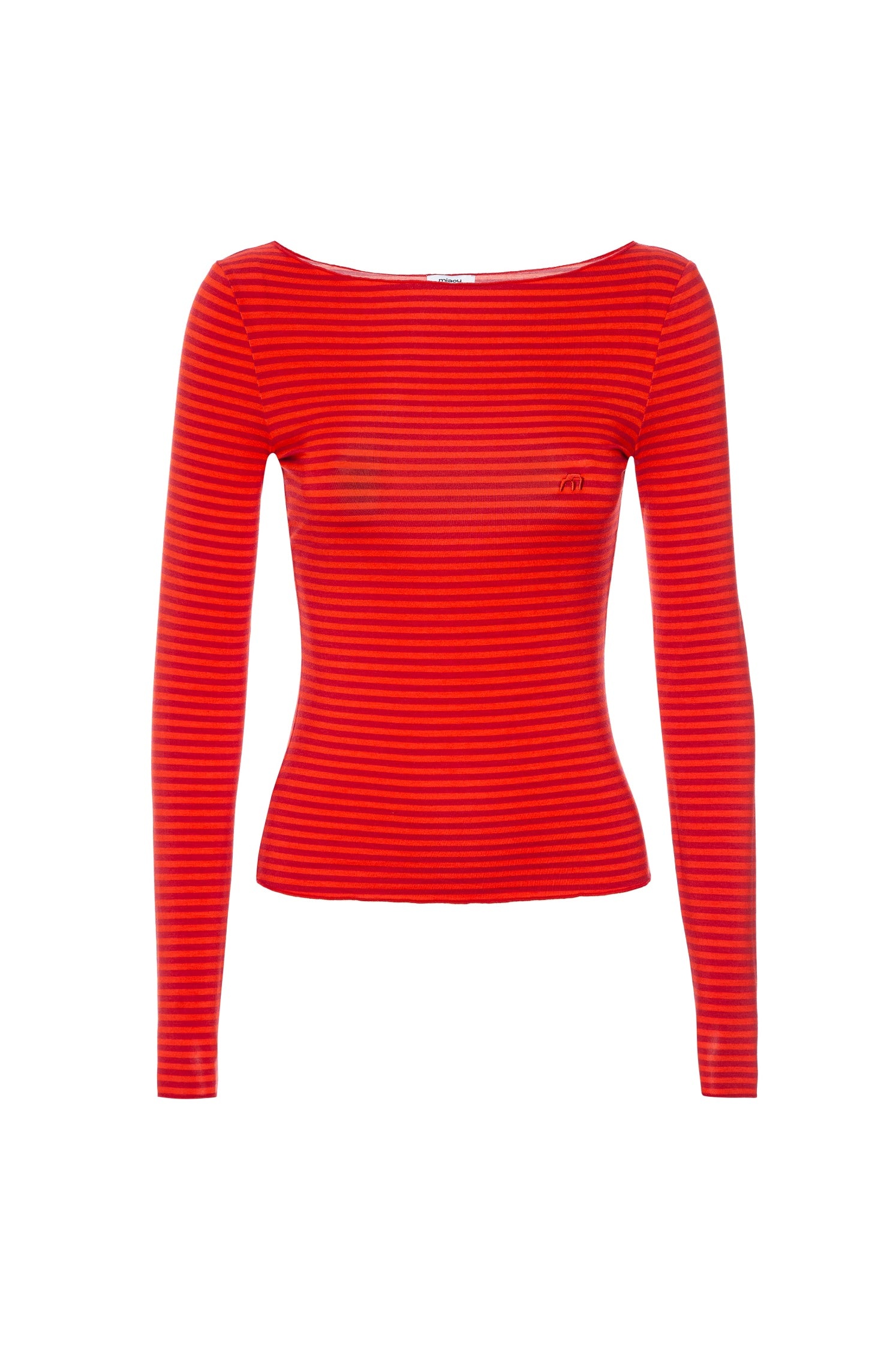 AMELIA TOP - RED STRIPE - 2