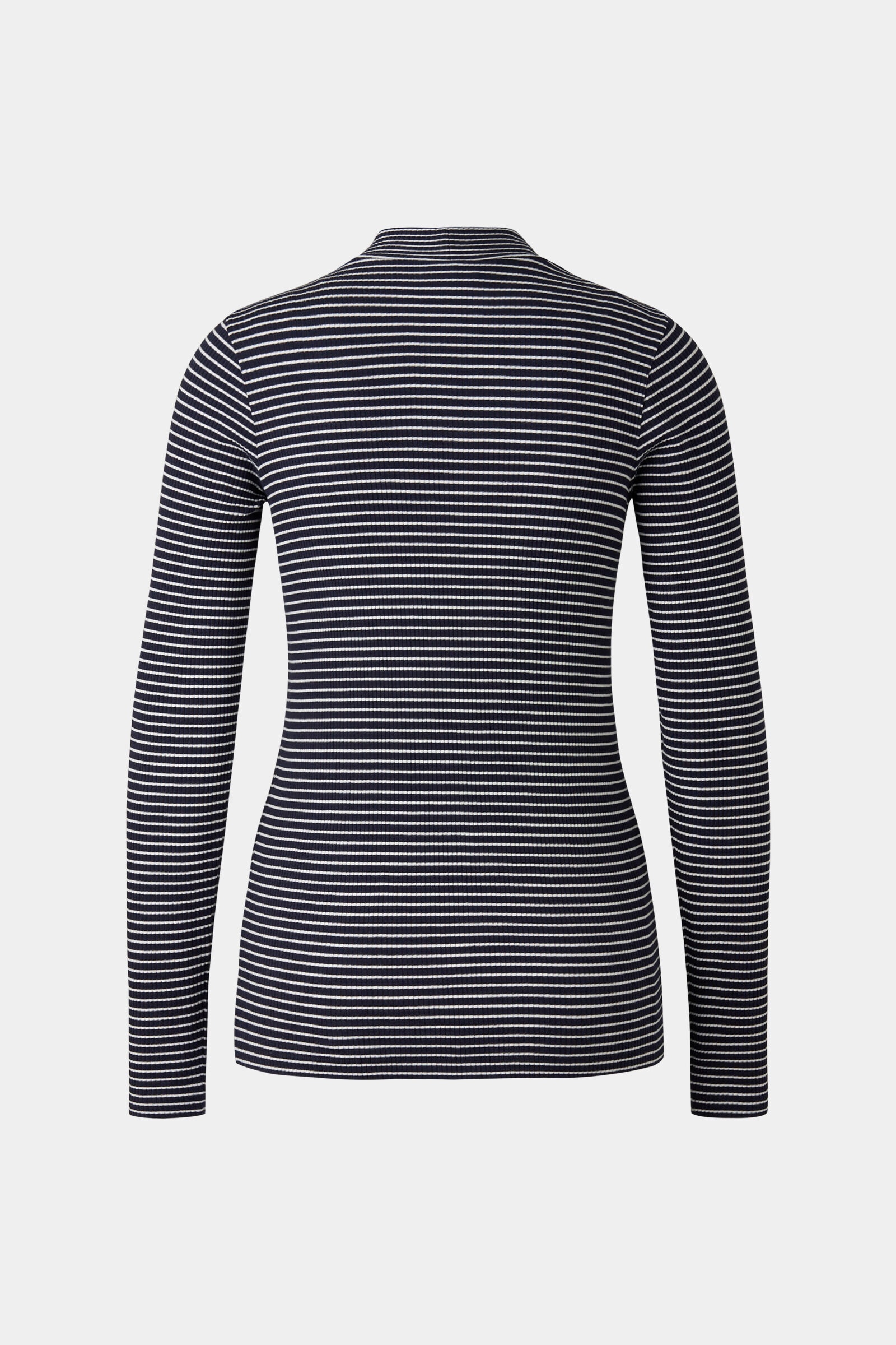 Reike turtleneck shirt in Navy blue/White - 2
