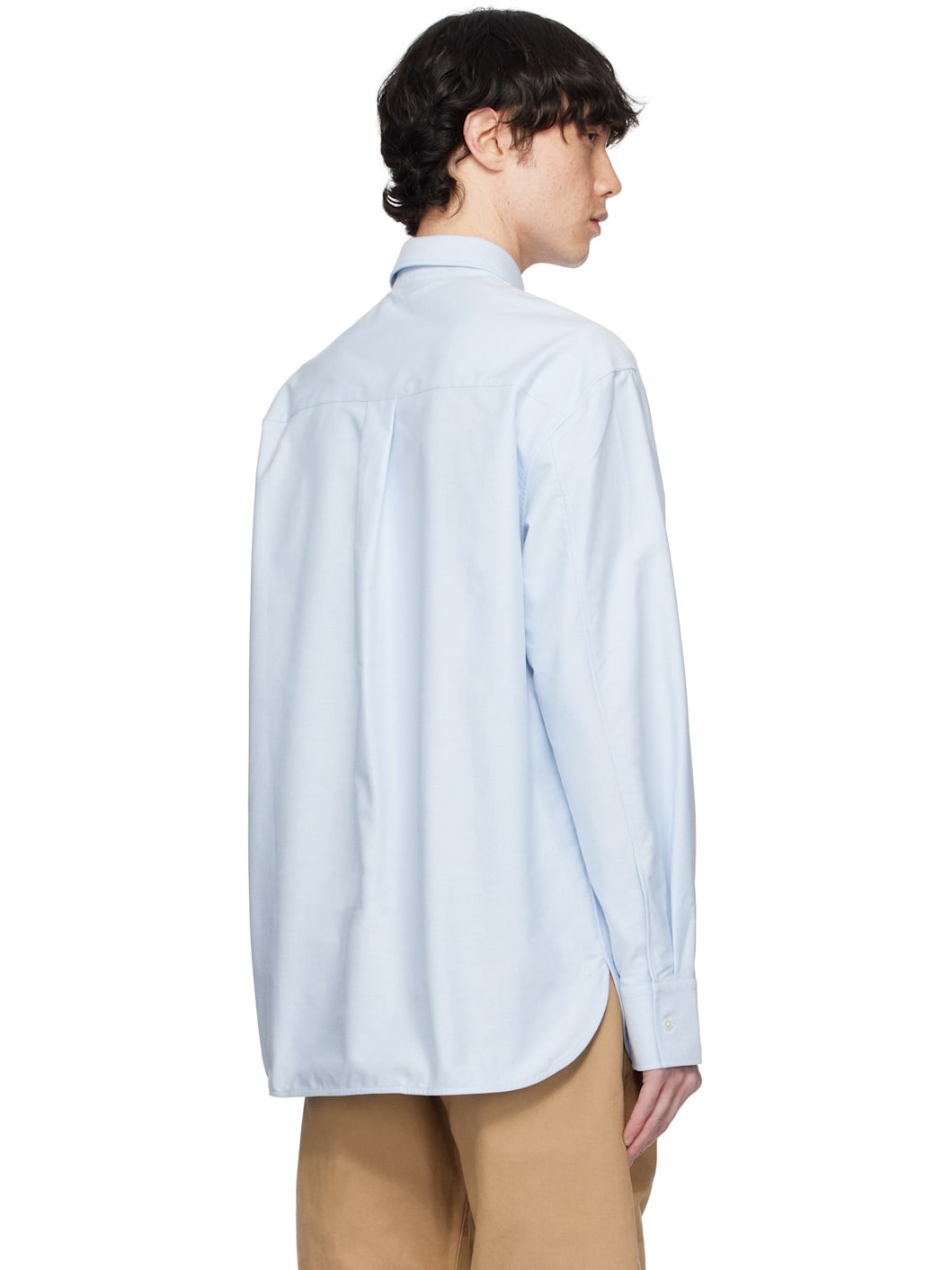 Blue Classic Fit Oxford Shirt - 3