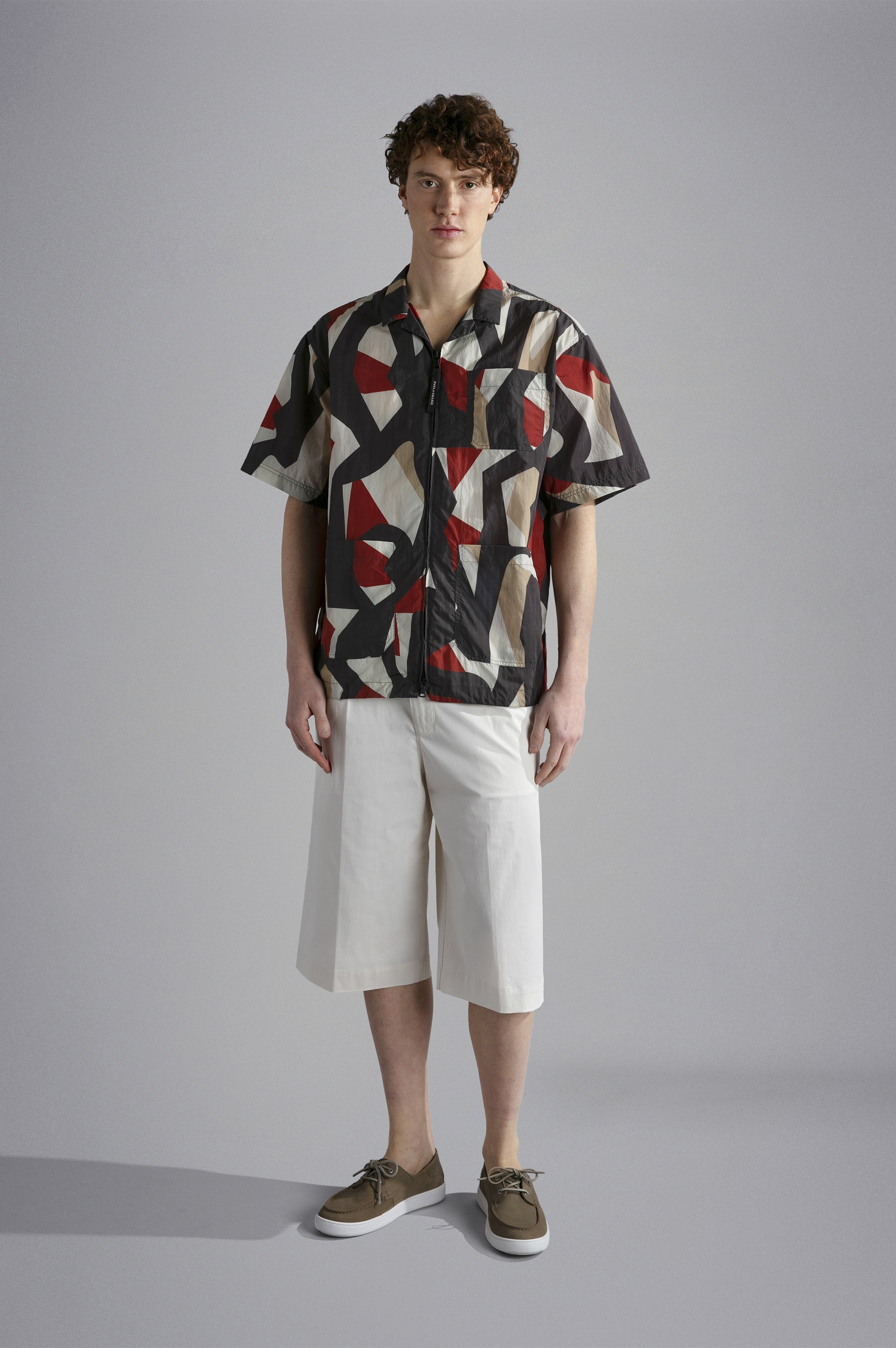 COTTON STRETCH BERMUDA SHORTS - 2