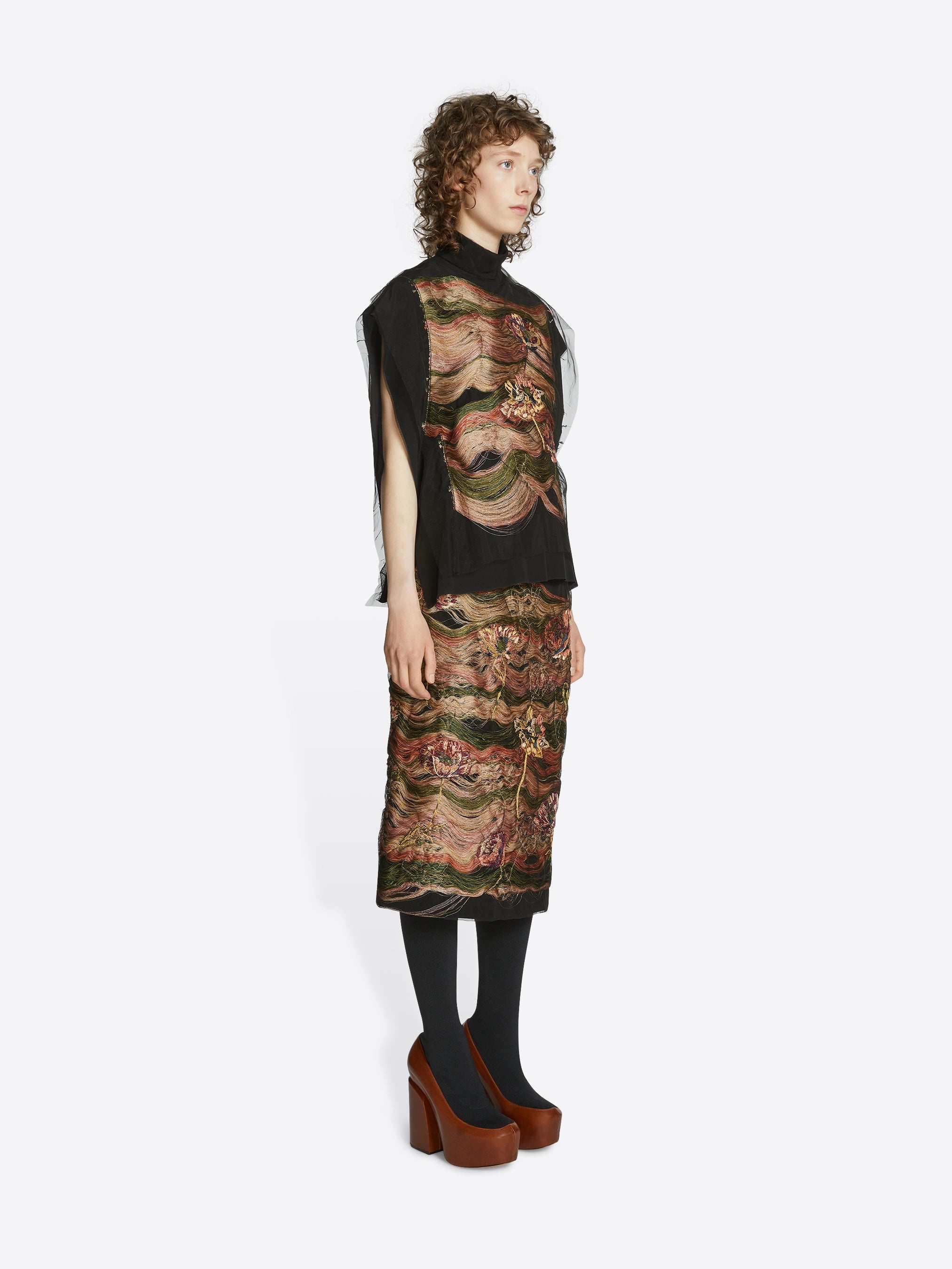 EMBROIDERED SKIRT - 3