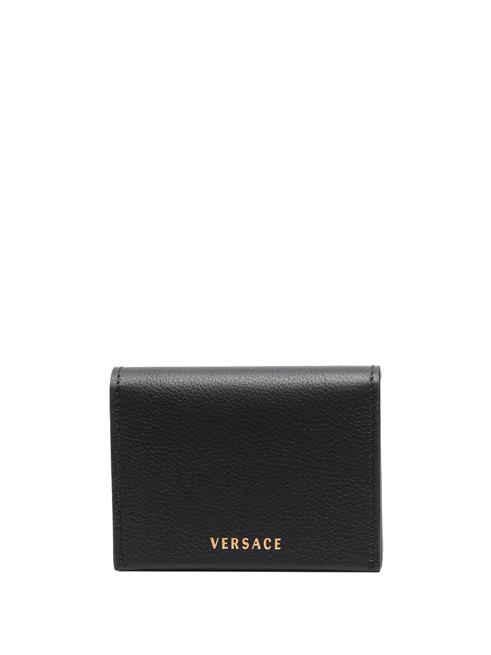Medusa leather card case - 2