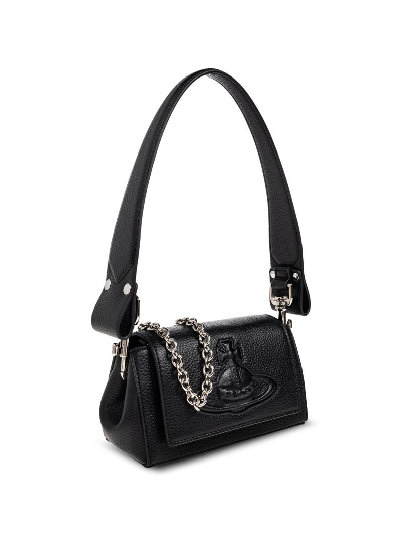 debossed-orb chain-strap shoulder bag 4