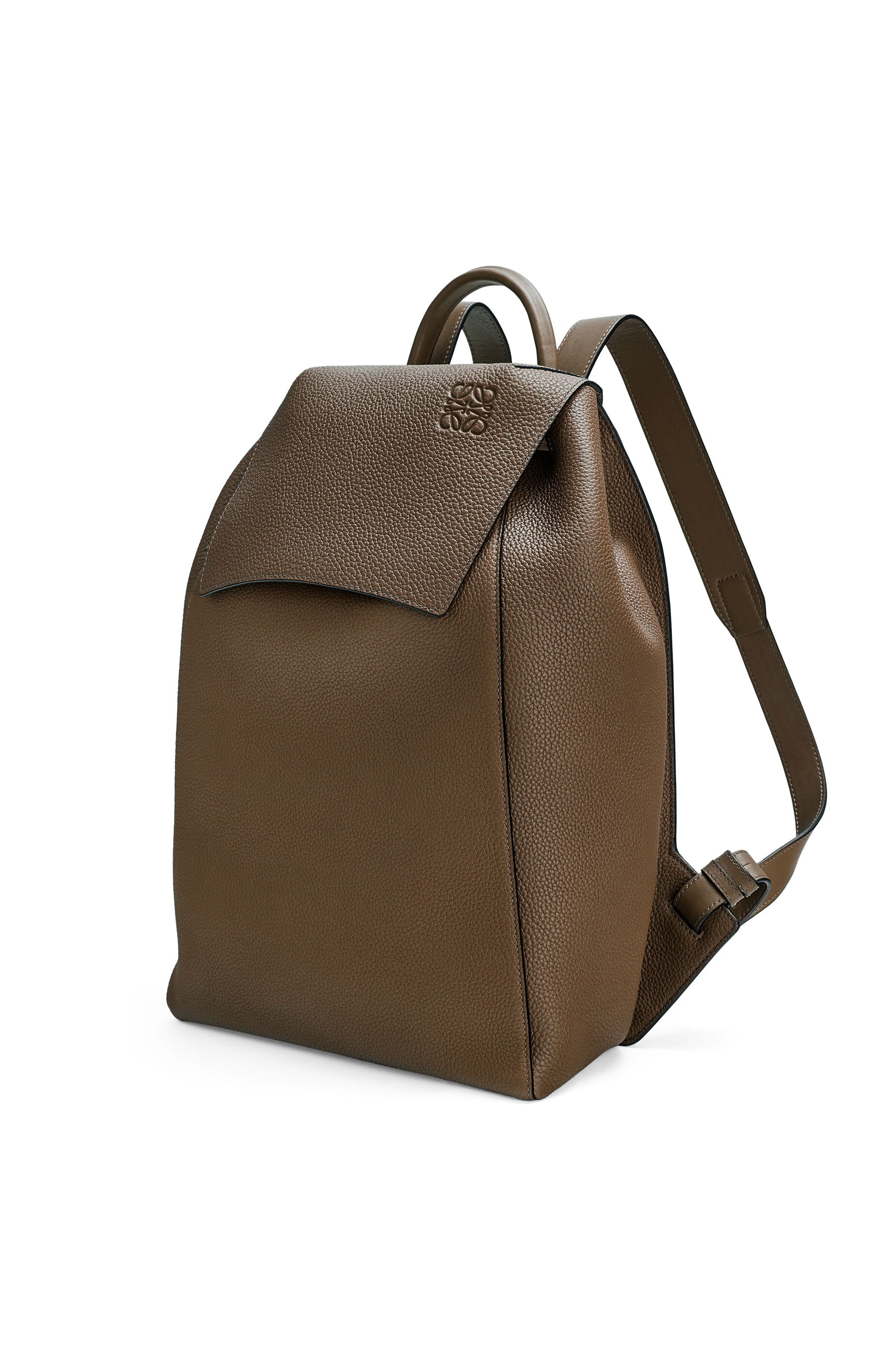 Drawstring Backpack in grained calfskin - 2