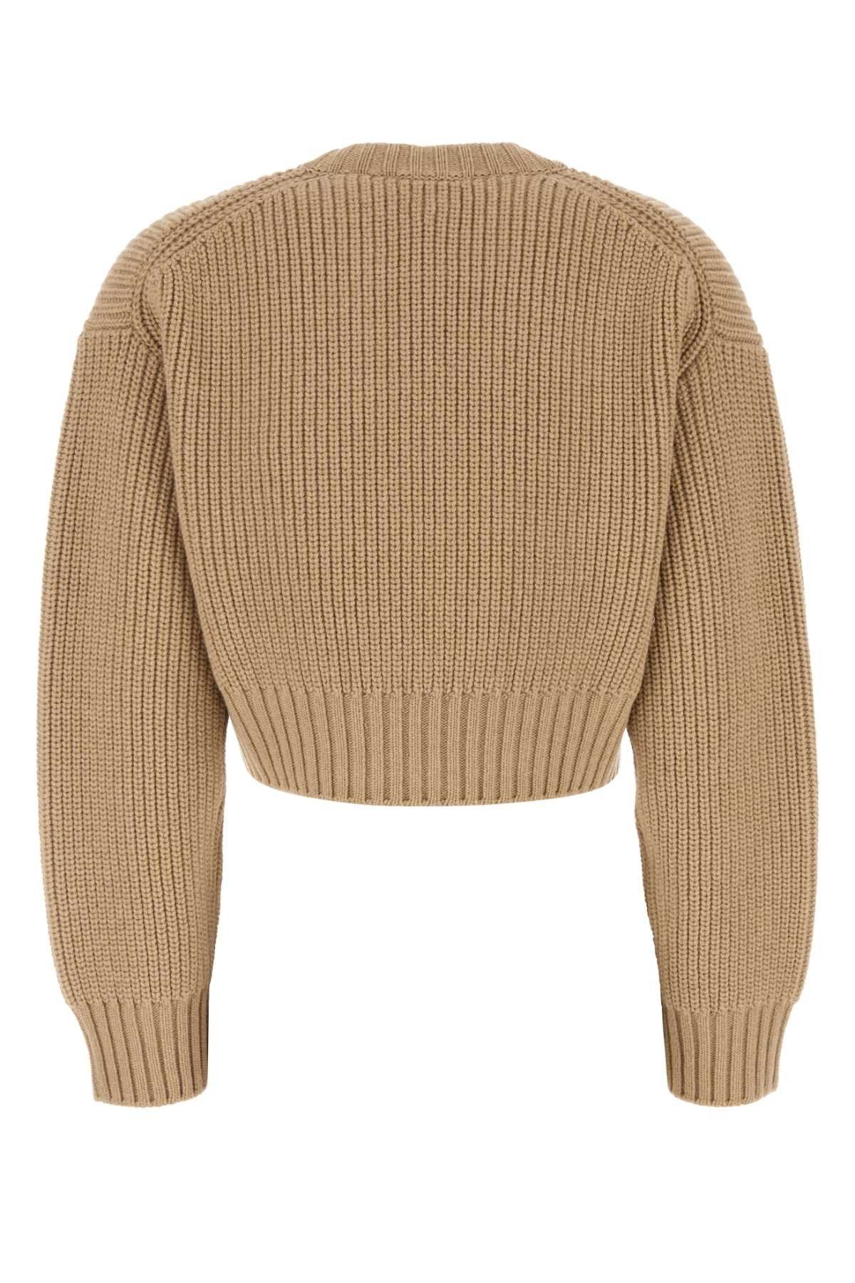 Bottega Veneta Women Beige Wool Blend Sweater - 2