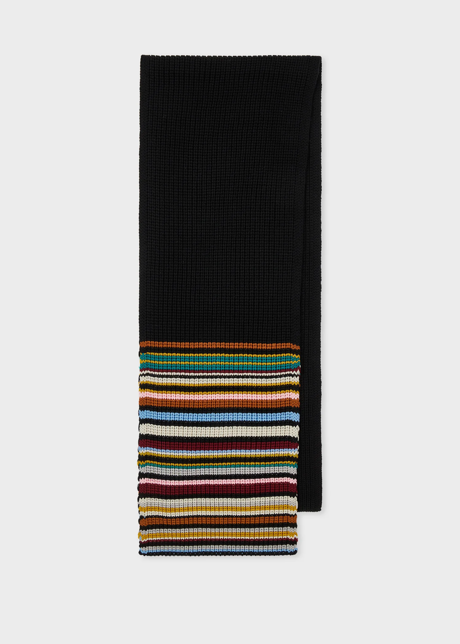 Women's Merino Wool 'Signature Stripe' Scarf - 1