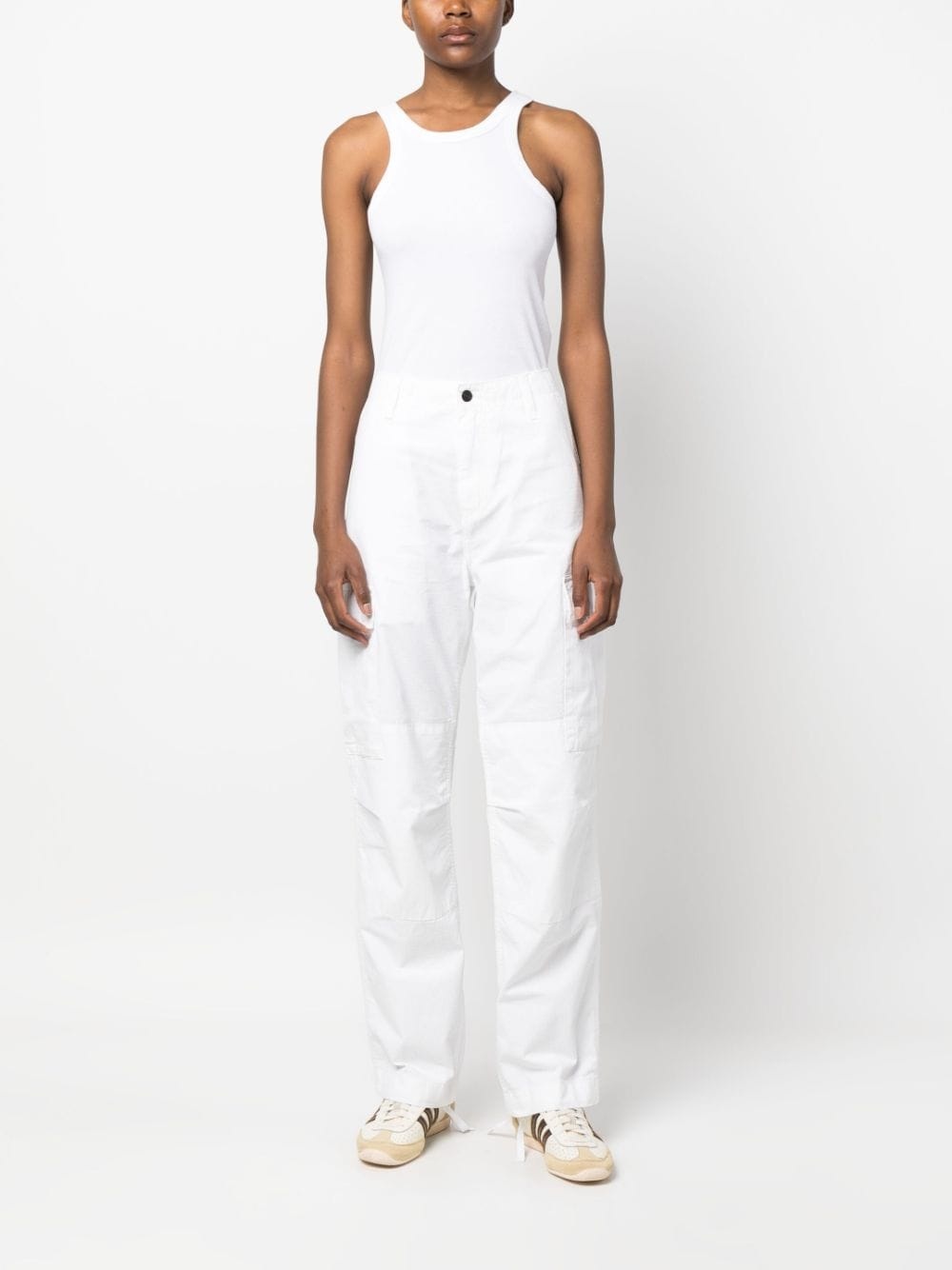 multi-pocket cotton cargo pants - 3
