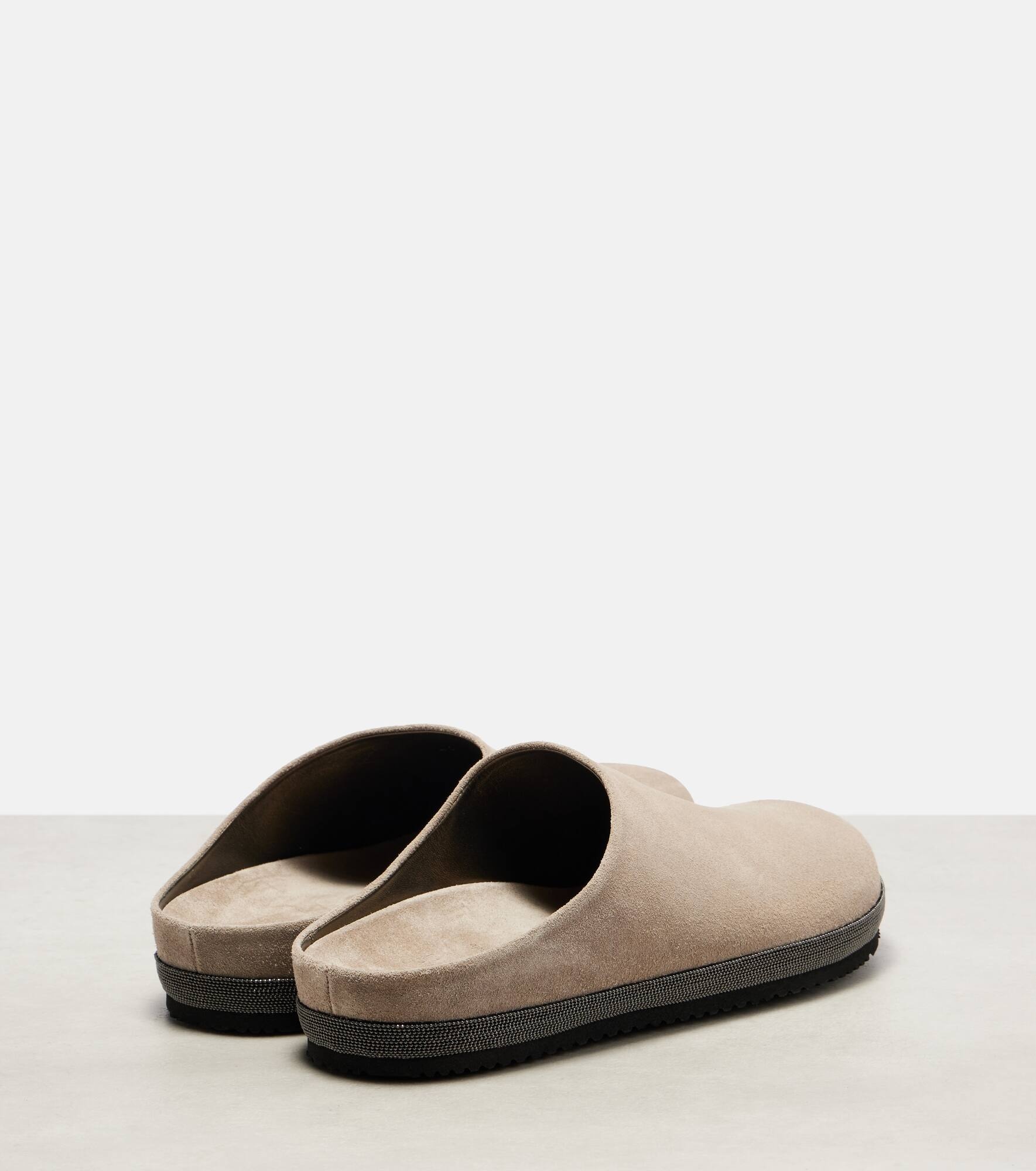Monili suede clogs - 2