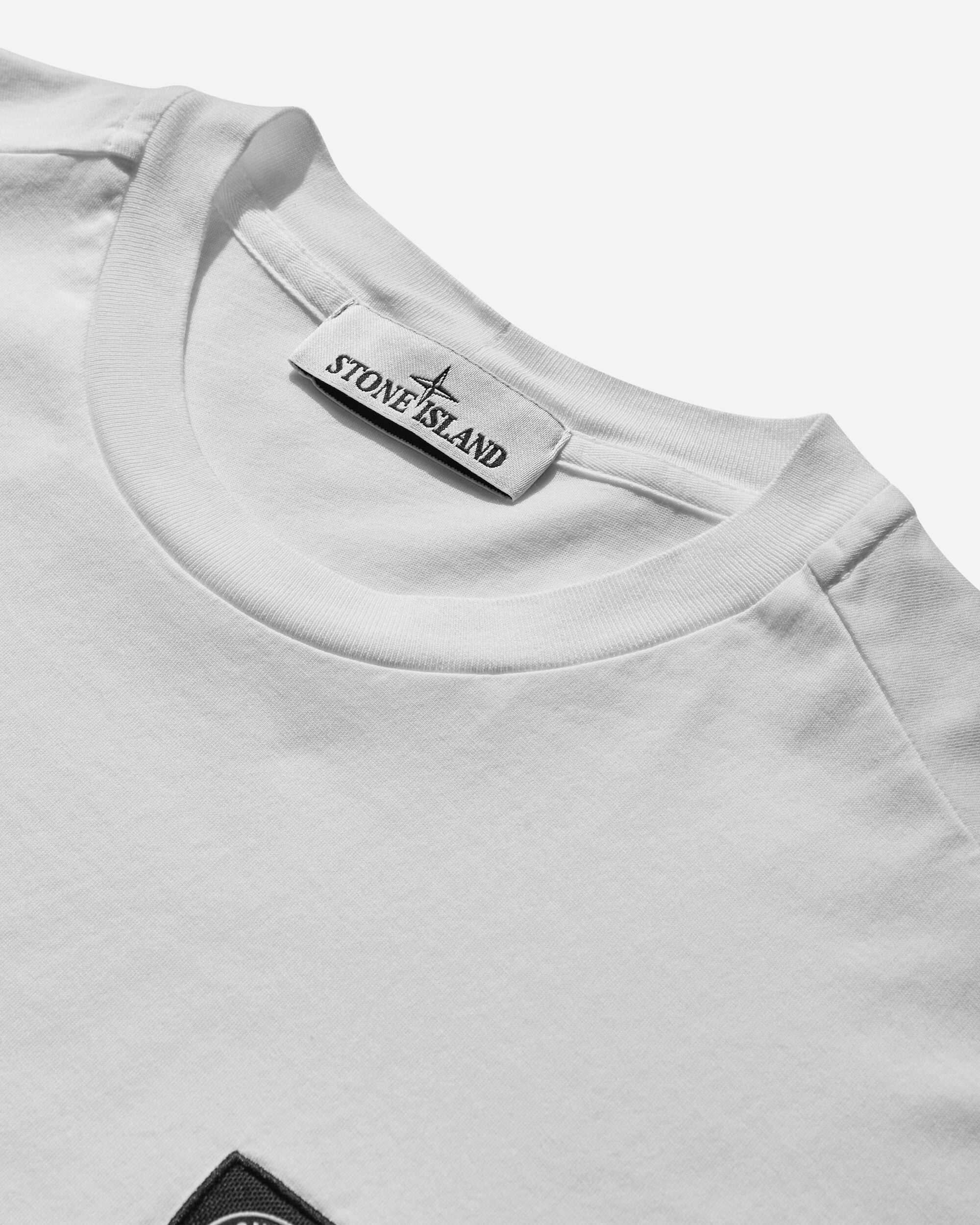 Men's Garment Dyed Logo T-Shirt White - 3