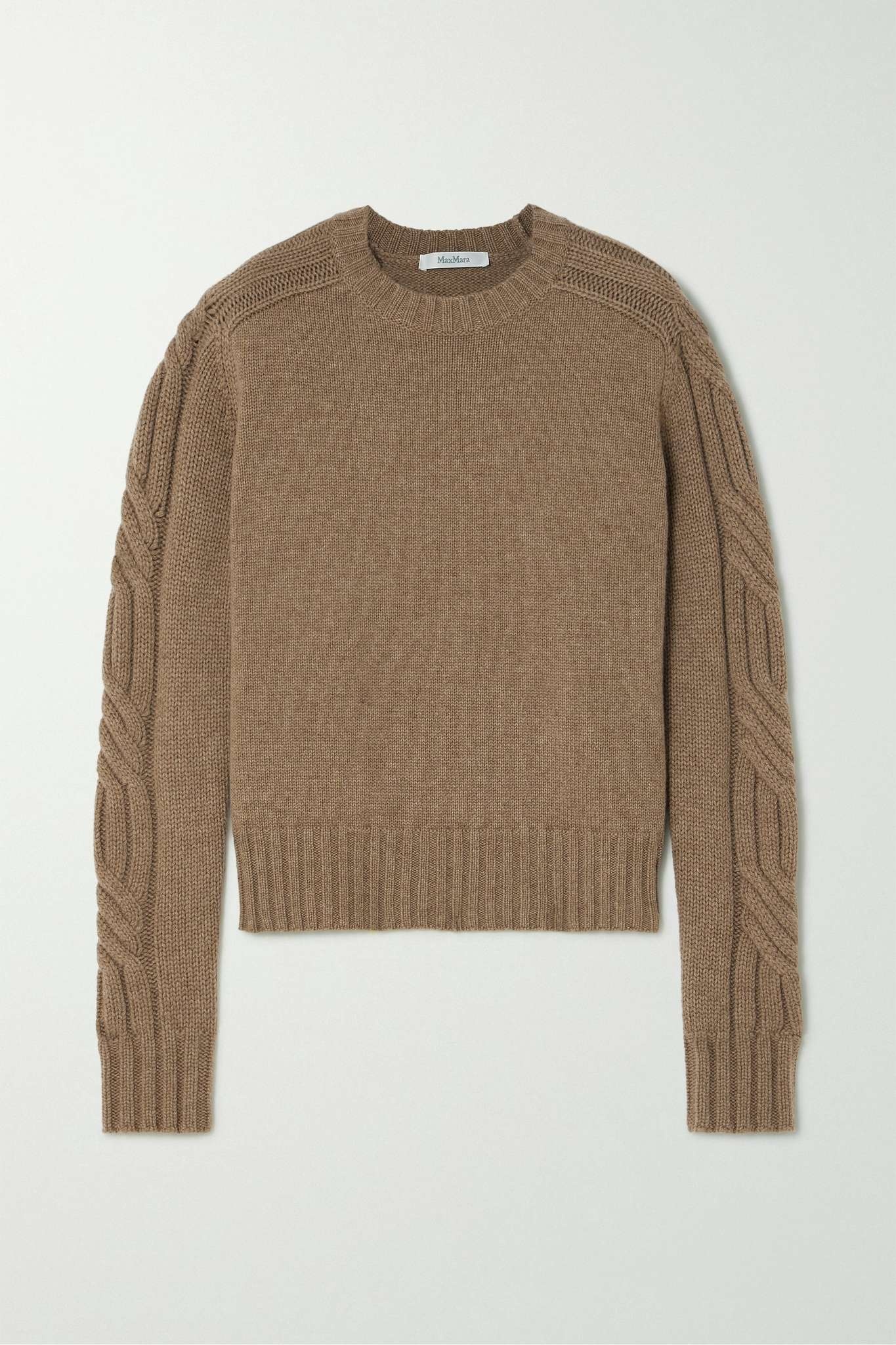 Berlina cable-knit cashmere sweater - 1