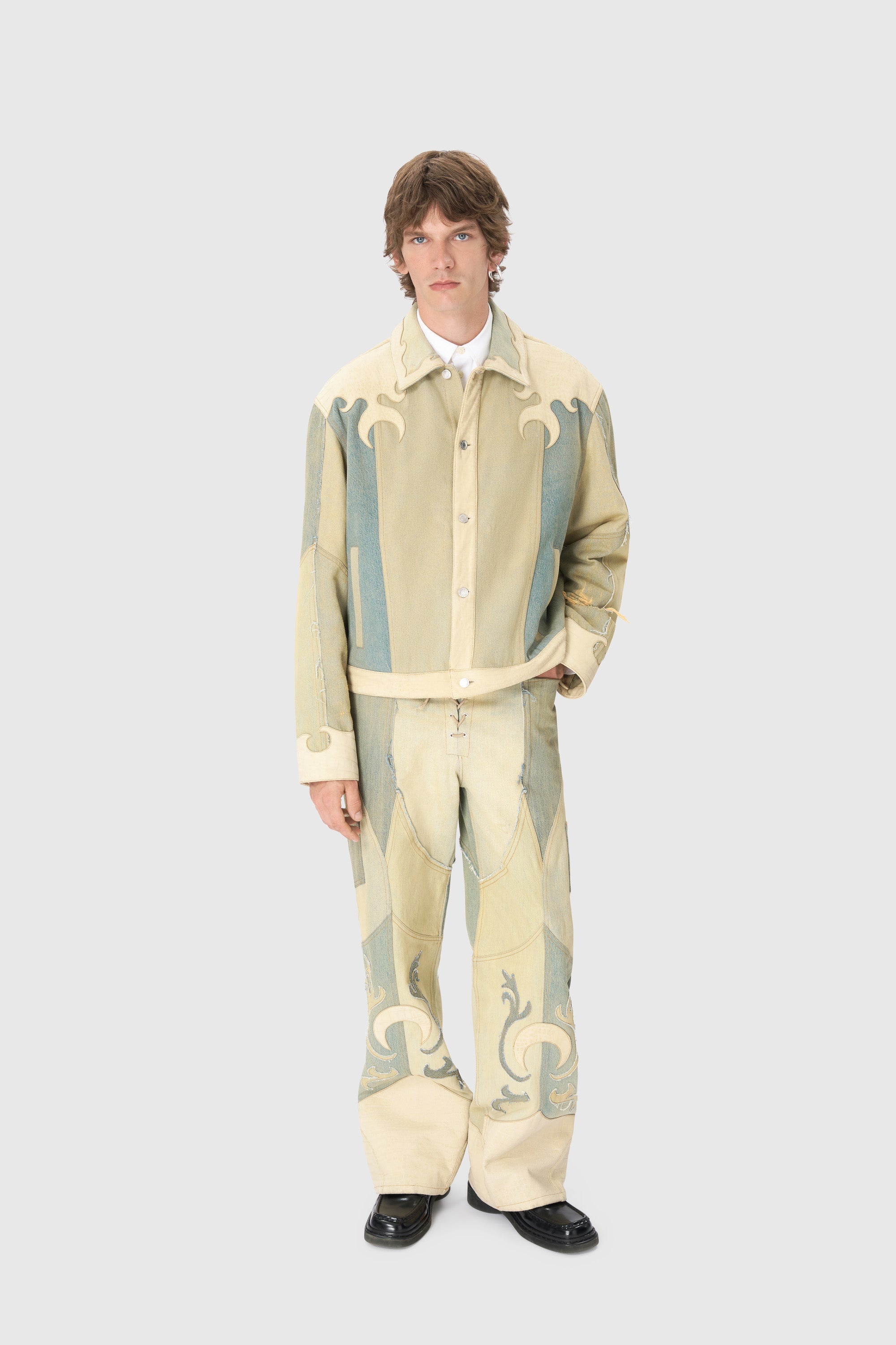 Regenerated Denim Workwear Jacket - 2