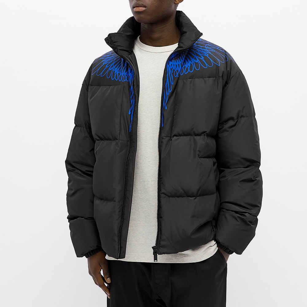 Marcelo Burlon Pictorial Wings Down Jacket - 4